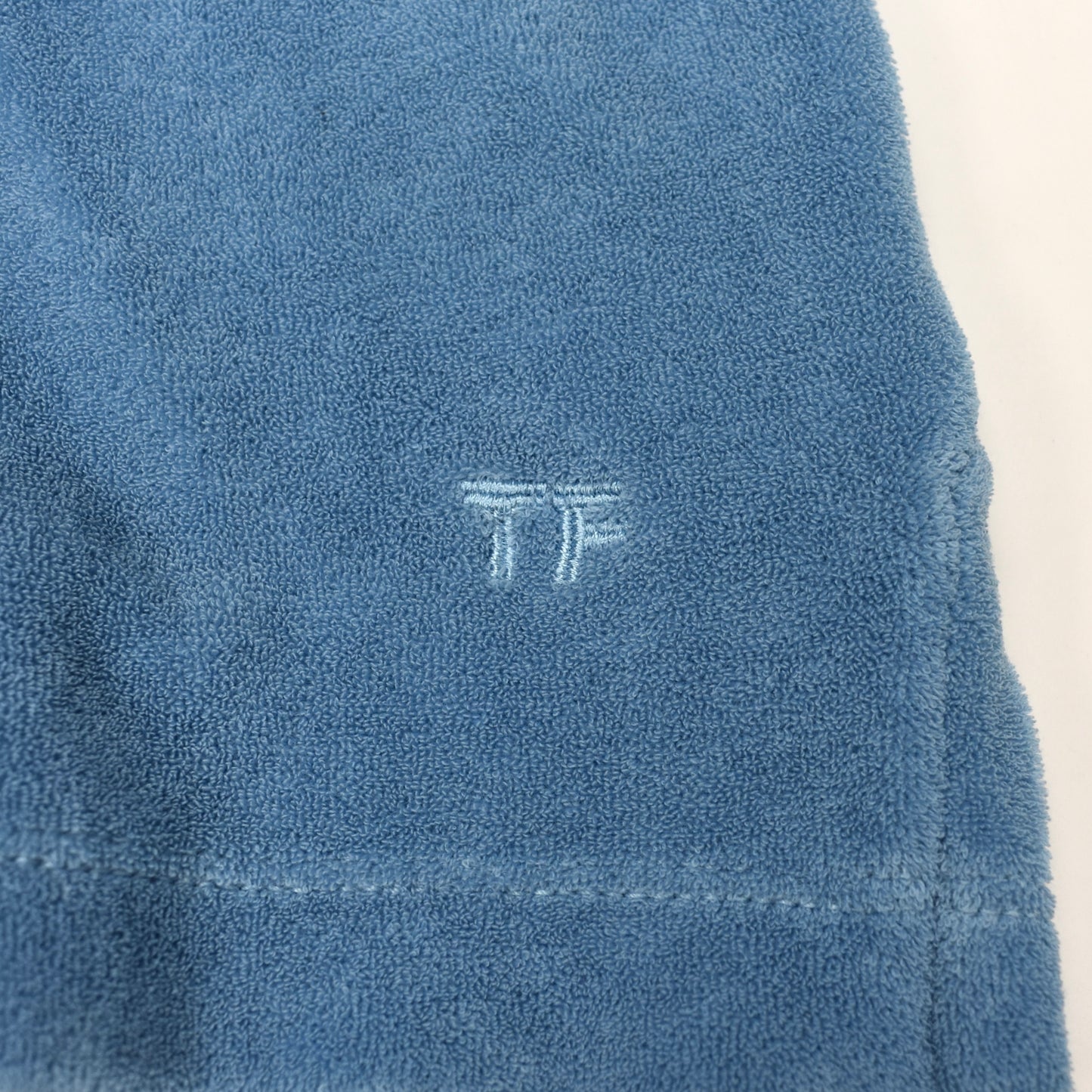 Tom Ford - Light Blue Towelling Polo Shirt