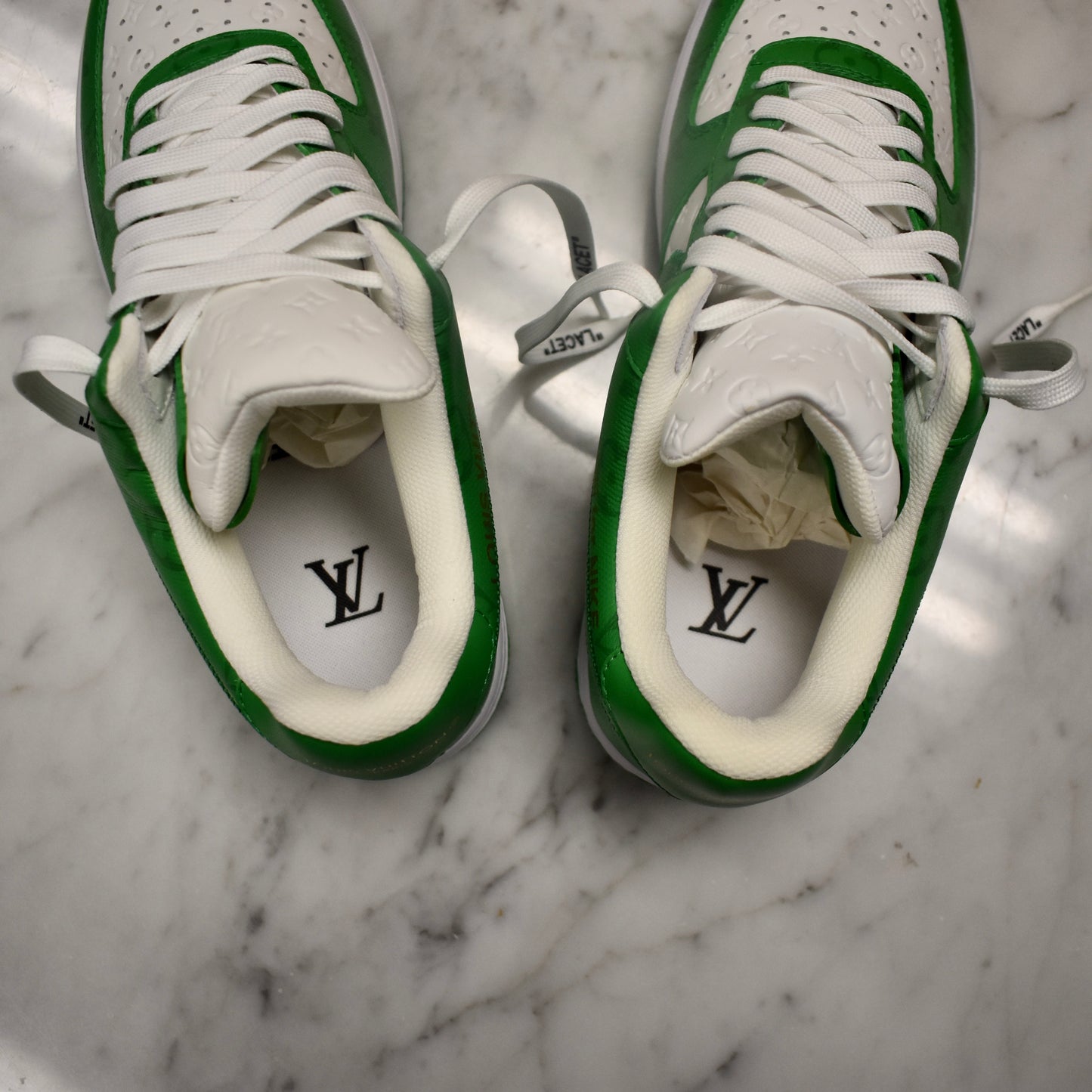 Louis Vuitton x Nike - Air Force 1 Low (White/Pine Green)