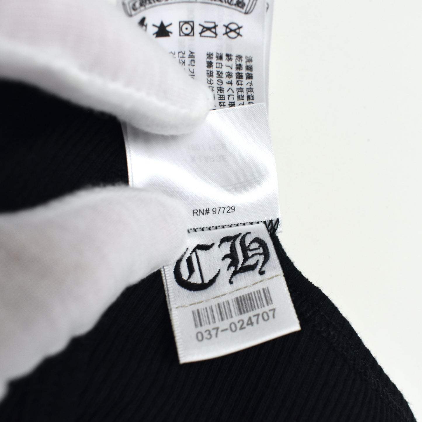 Chrome Hearts - Black Horseshoe Logo Tank Top