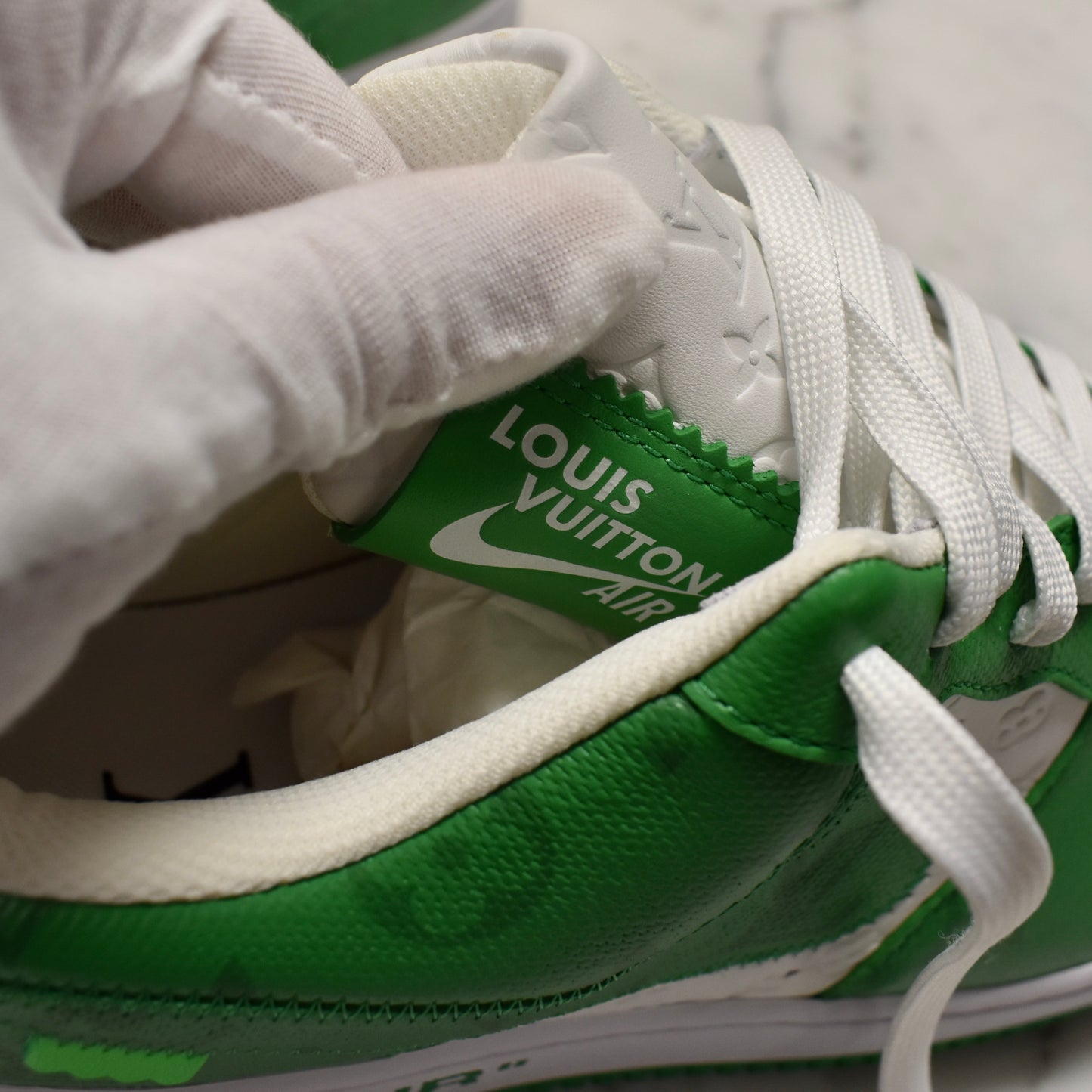 Louis Vuitton x Nike - Air Force 1 Low (White/Pine Green)