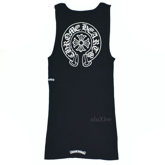 Chrome Hearts - Black Horseshoe Logo Tank Top