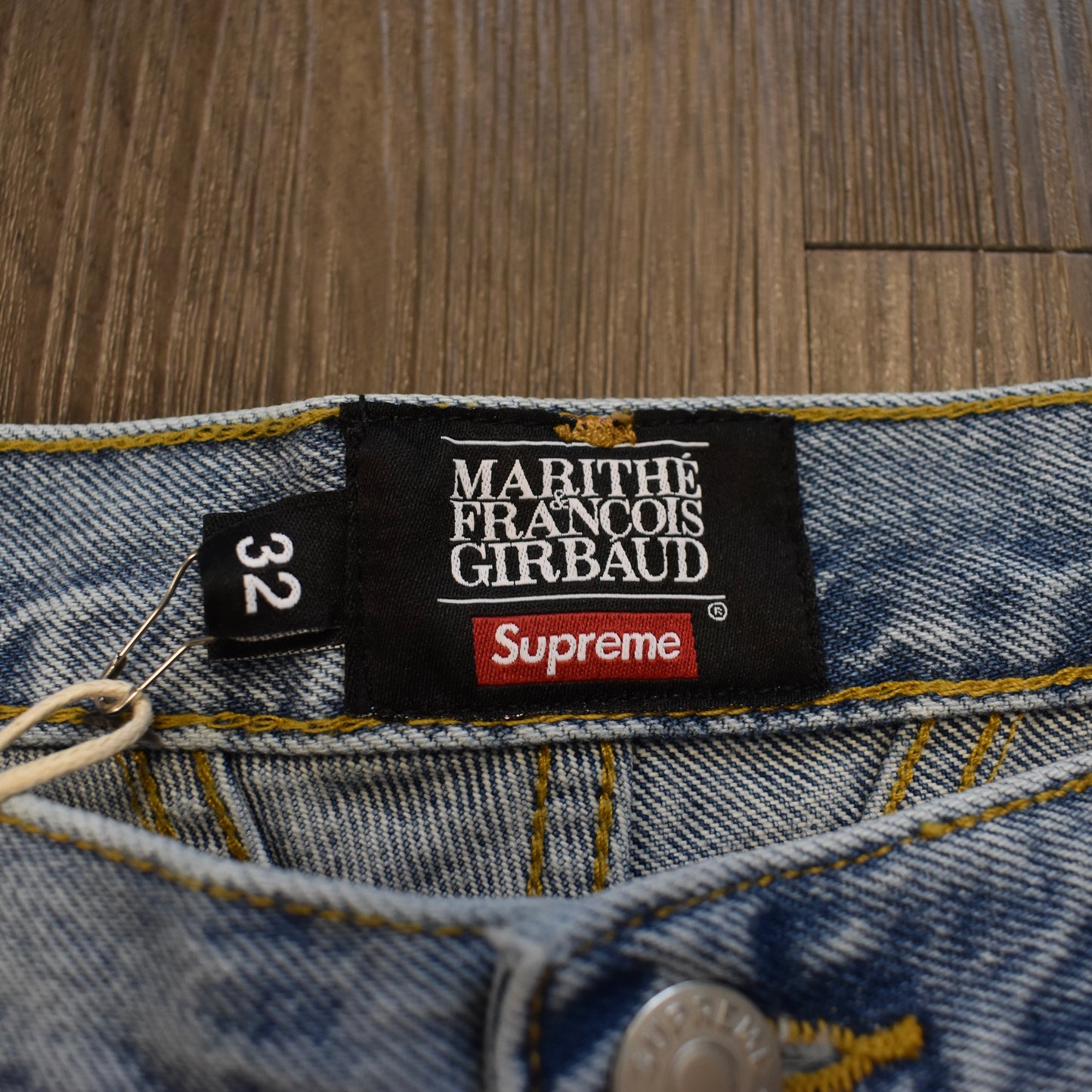 Supreme x Girbaud - X-Seam Baggy Shorts (Washed Denim)