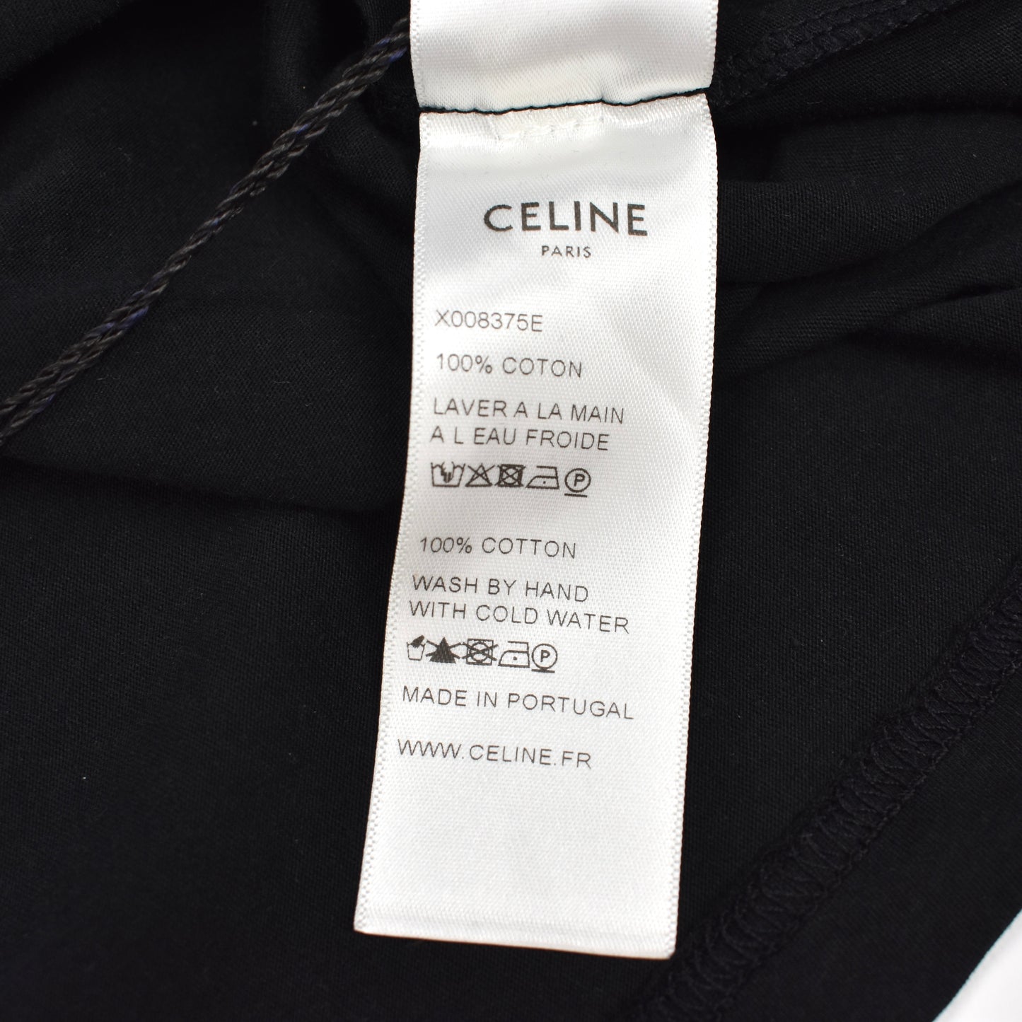 Celine - Black Show Invitation Logo T-Shirt