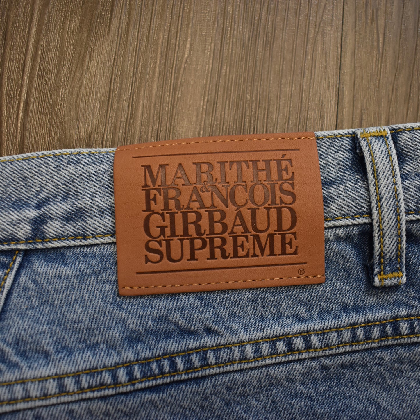 Supreme x Girbaud - X-Seam Baggy Shorts (Washed Denim)