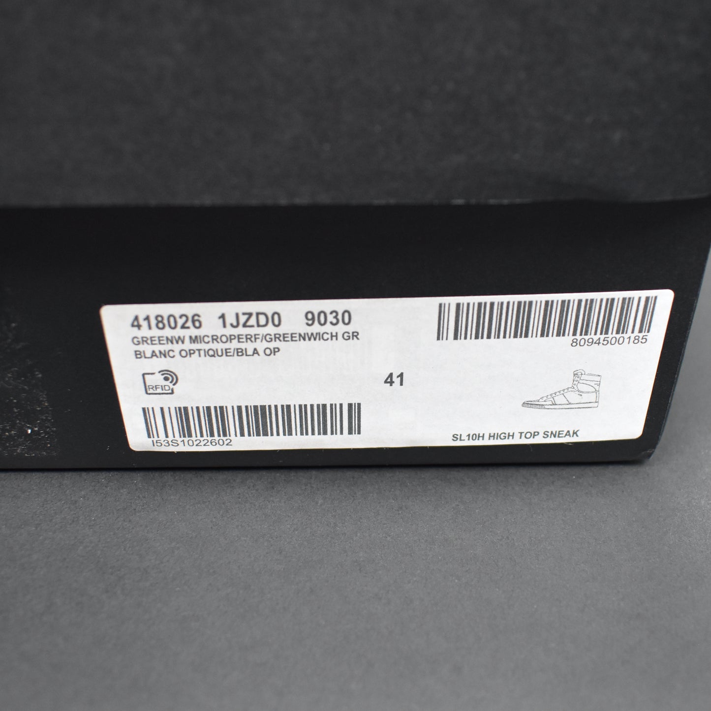 Saint Laurent - White Leather SL/10H High Top Sneakers