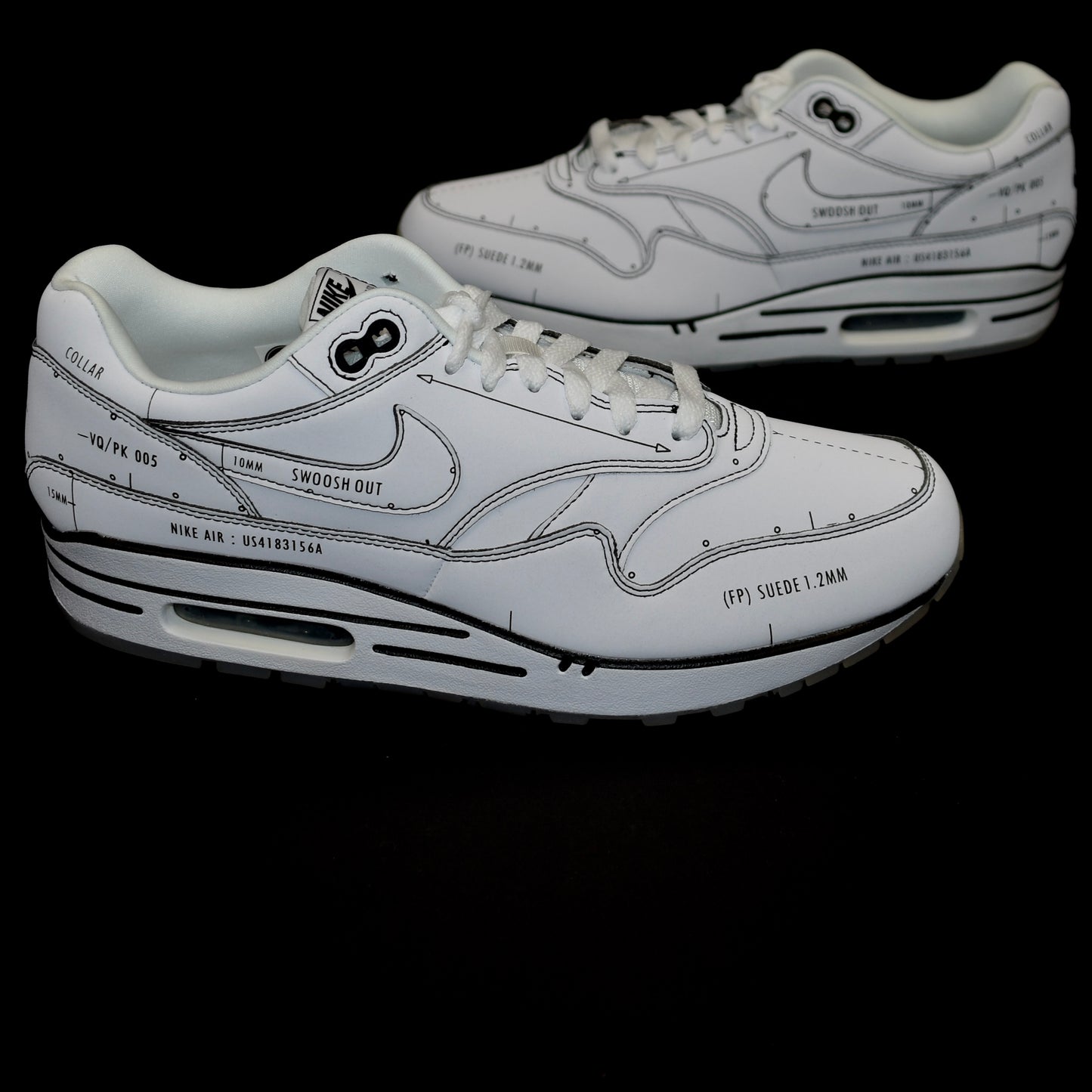 Nike - Air Max 1 Sketch to Shelf 'Schematic' (White)