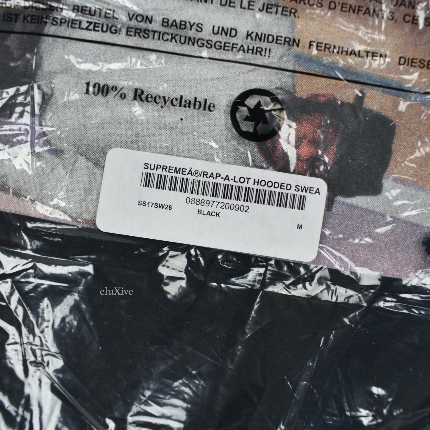 Supreme x Rap-A-Lot - Black Geto Boys Hoodie