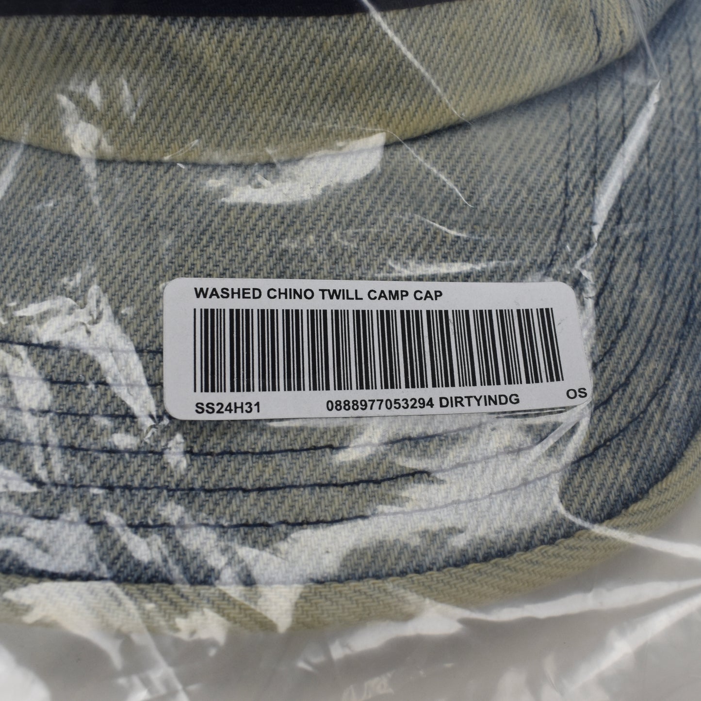 Supreme - Dirty Indigo Denim Box Logo Hat