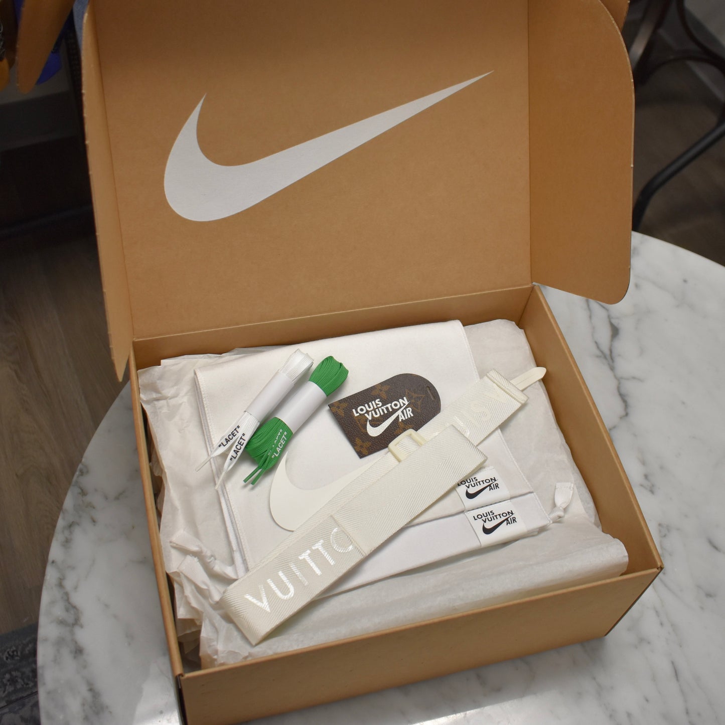 Louis Vuitton x Nike - Air Force 1 Low (White/Pine Green)