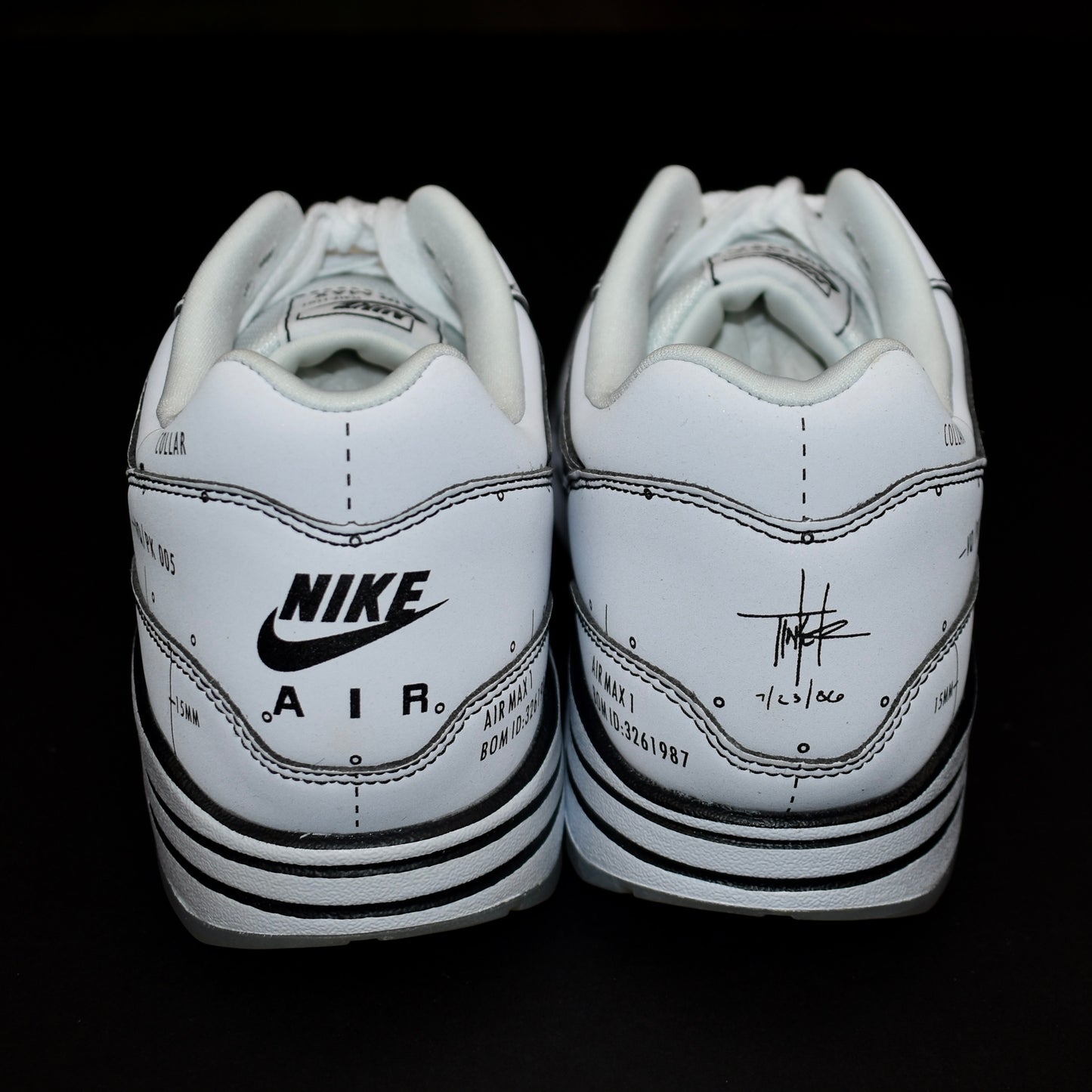 Nike - Air Max 1 Sketch to Shelf 'Schematic' (White)