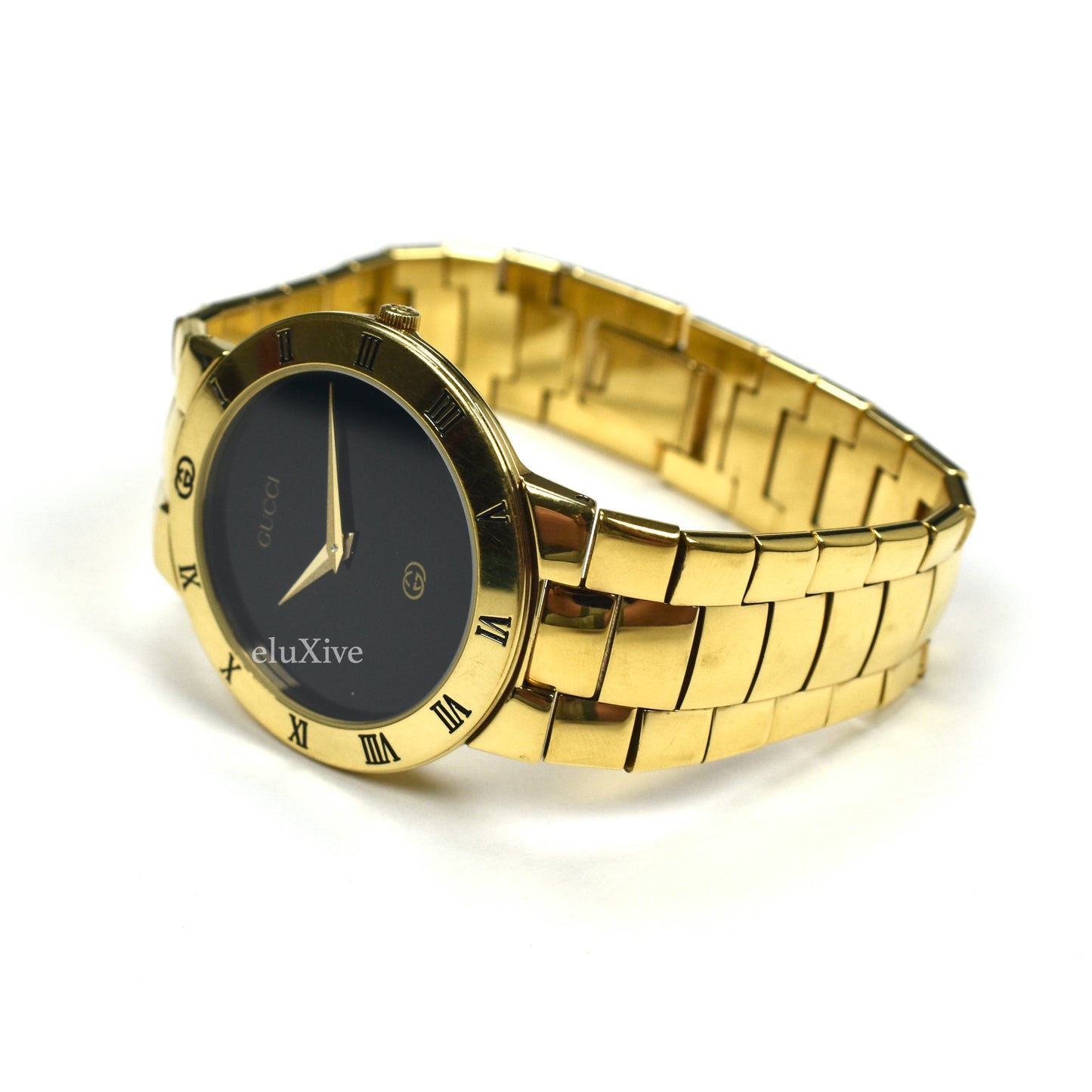 Gucci - 3300M Gold / Black Dial 'Pulp Fiction' Watch