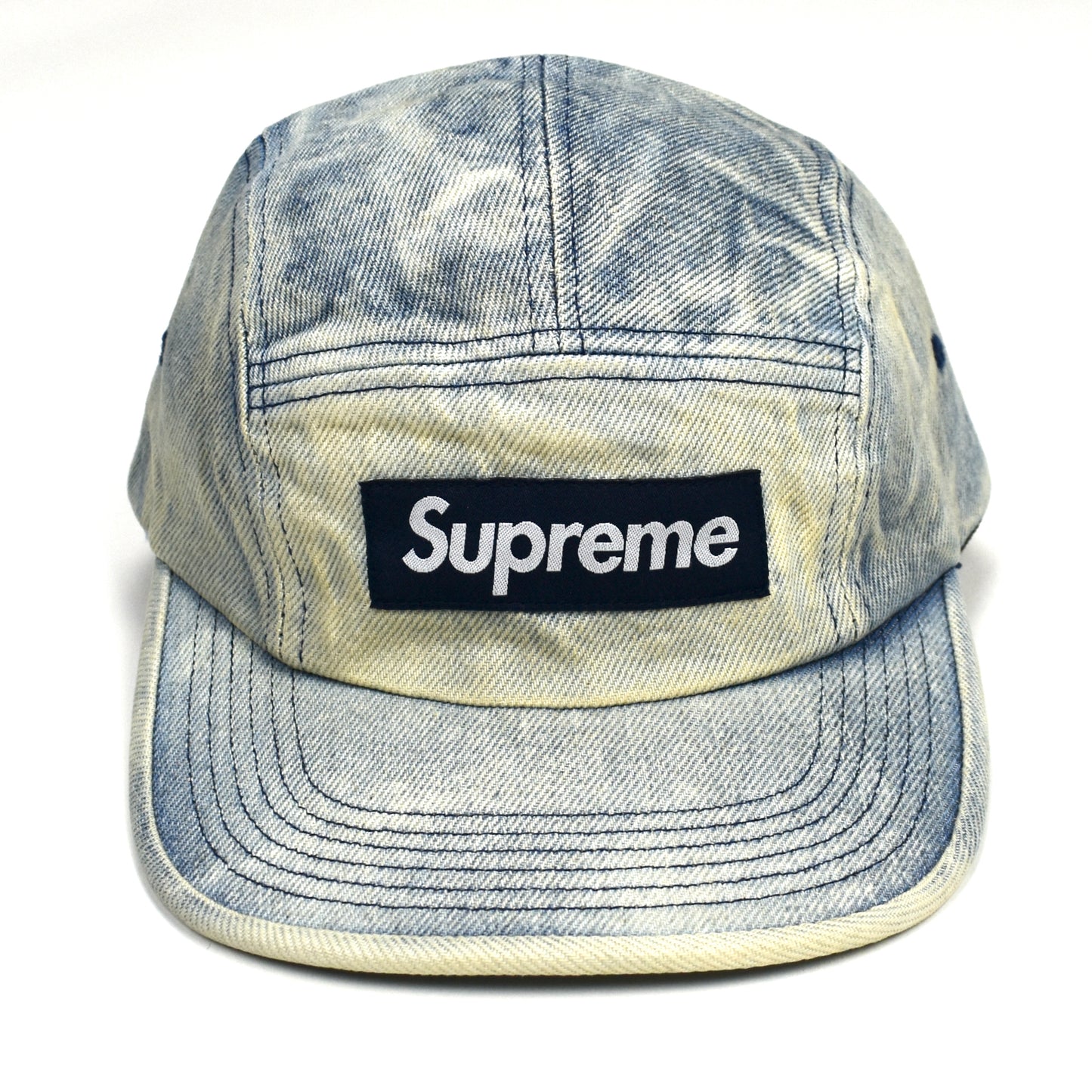 Supreme - Dirty Indigo Denim Box Logo Hat