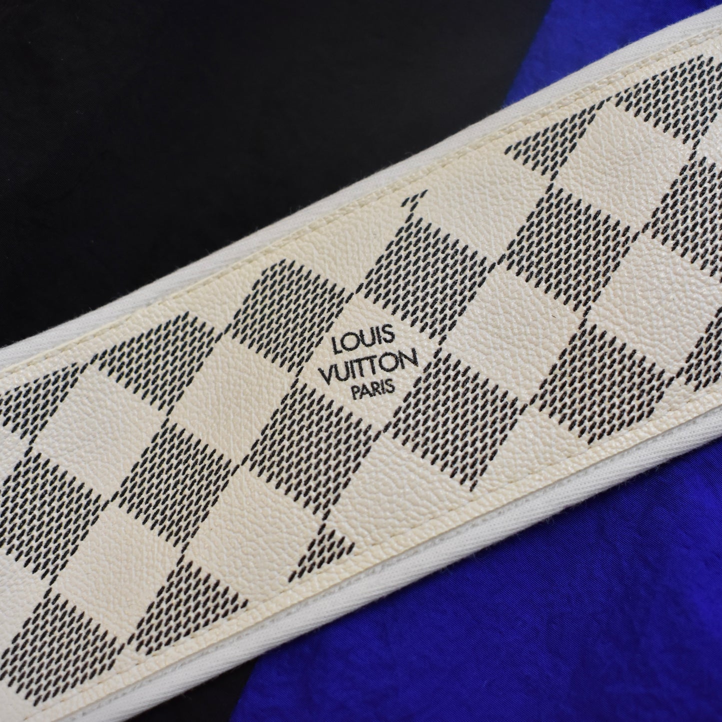 Louis Vuitton - SS22 Amen Break Blue Damier Stripe Track Pants