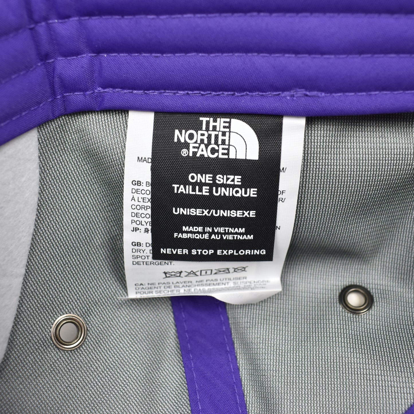 Supreme x The North Face - Split Logo Hat (Beige/Purple)