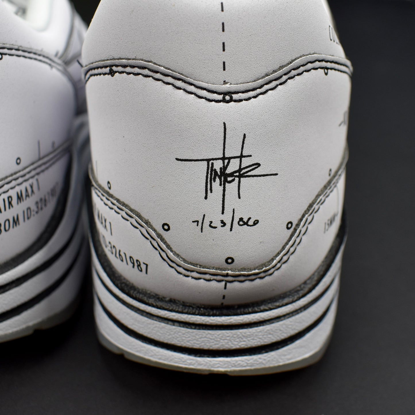 Nike - Air Max 1 Sketch to Shelf 'Schematic' (White)