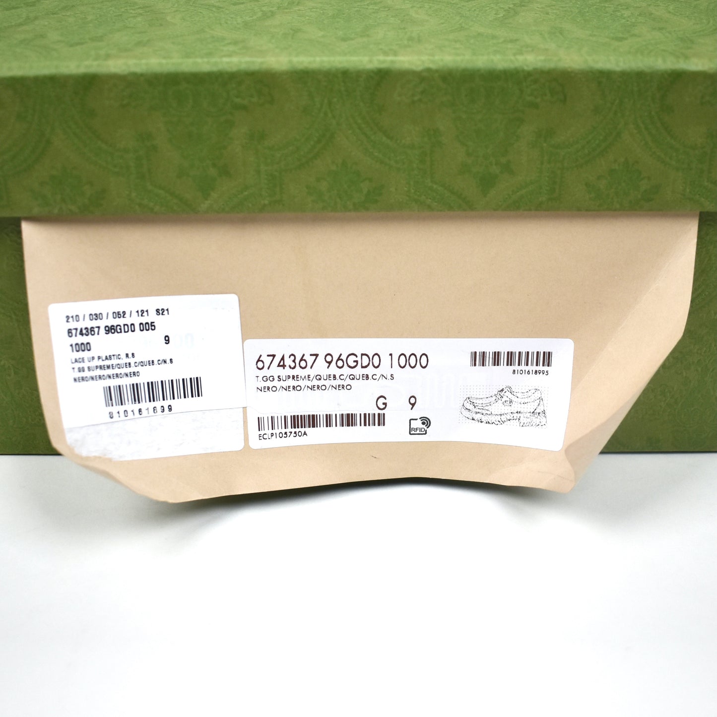 Gucci - Black GG Supreme Monogram Chunky Sole Shoes