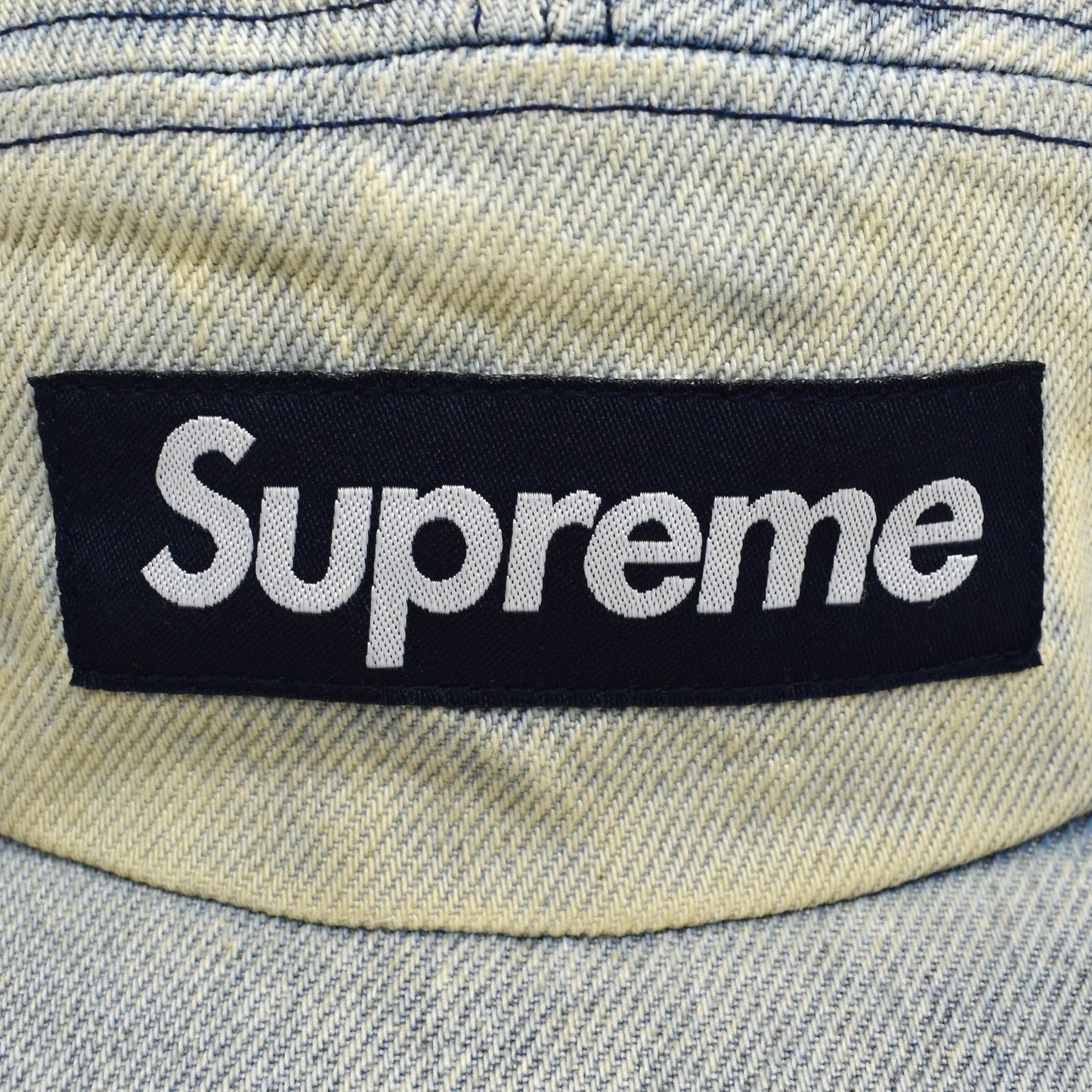 Supreme - Dirty Indigo Denim Box Logo Hat