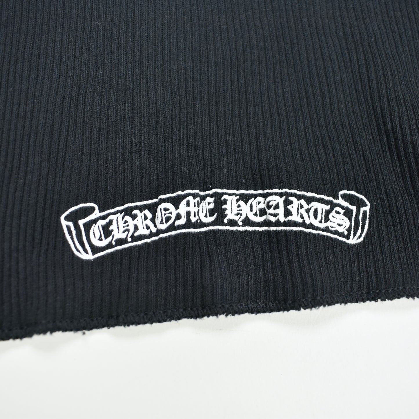 Chrome Hearts - Black Vertical Logo Tank Top