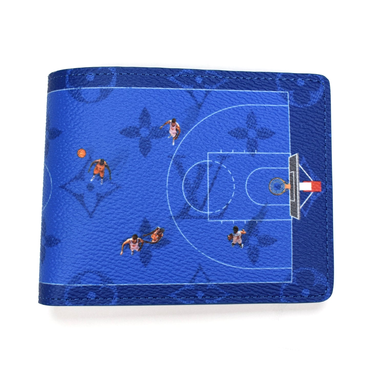Louis Vuitton - Basketball Monogram Slender Wallet (Blue)