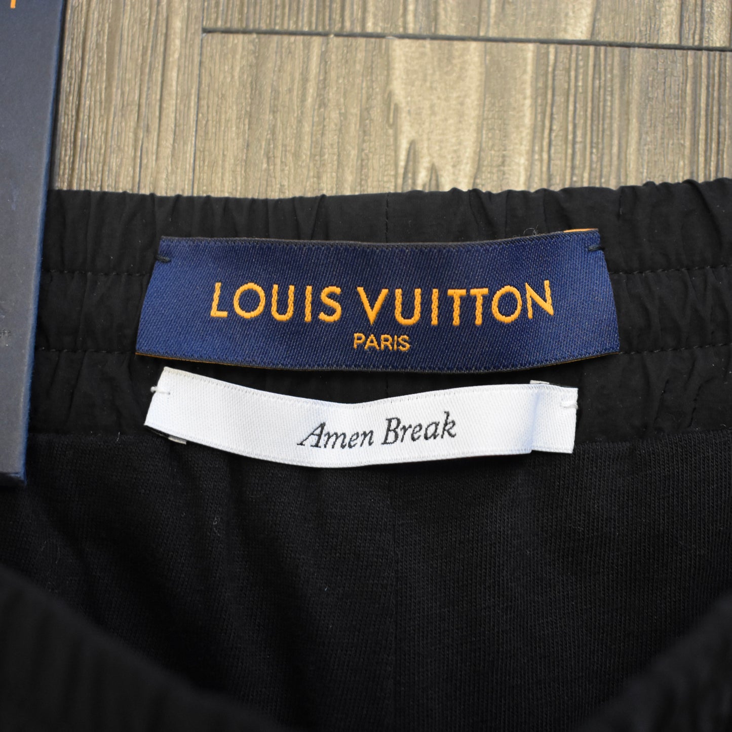 Louis Vuitton - SS22 Amen Break Blue Damier Stripe Track Pants