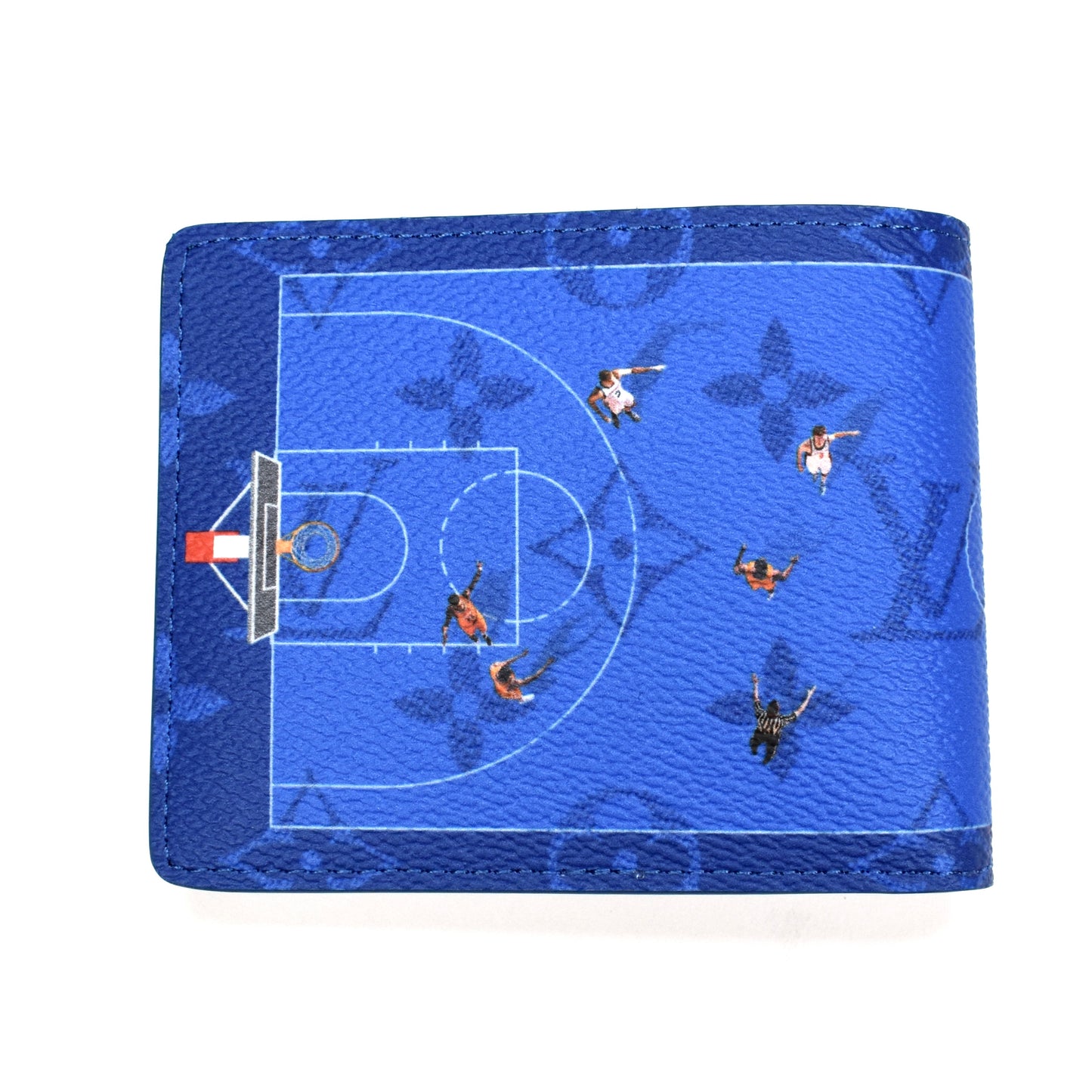 Louis Vuitton - Basketball Monogram Slender Wallet (Blue)