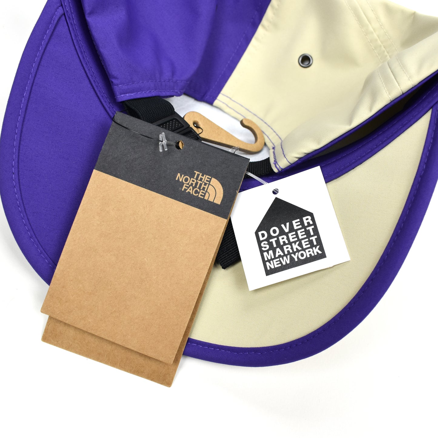 Supreme x The North Face - Split Logo Hat (Beige/Purple)