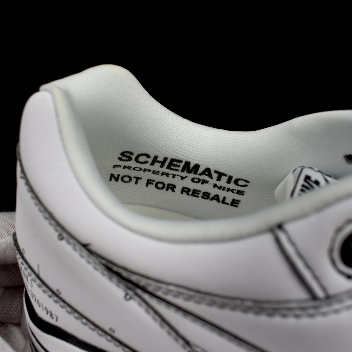 Nike - Air Max 1 Sketch to Shelf 'Schematic' (White)