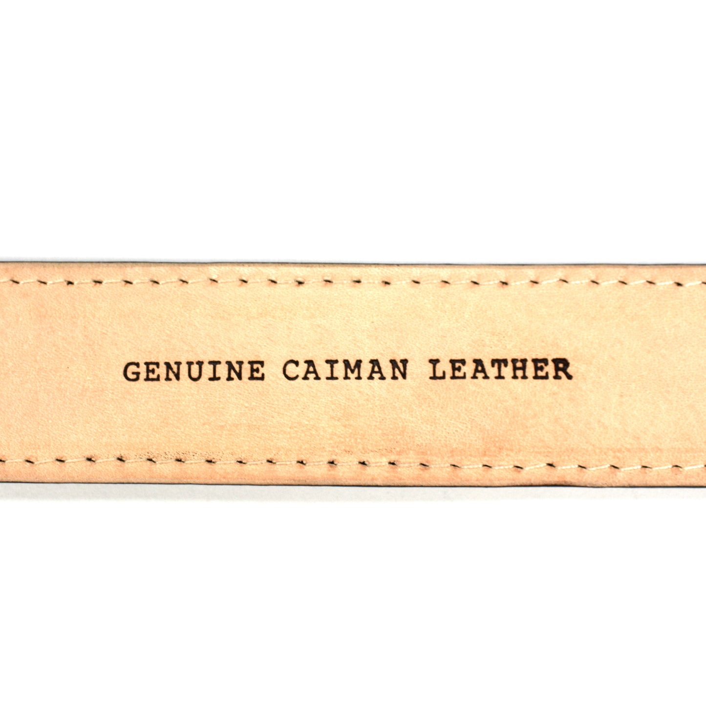 Tecovas - Genuine Caiman Exotic Leather Belt (Black)