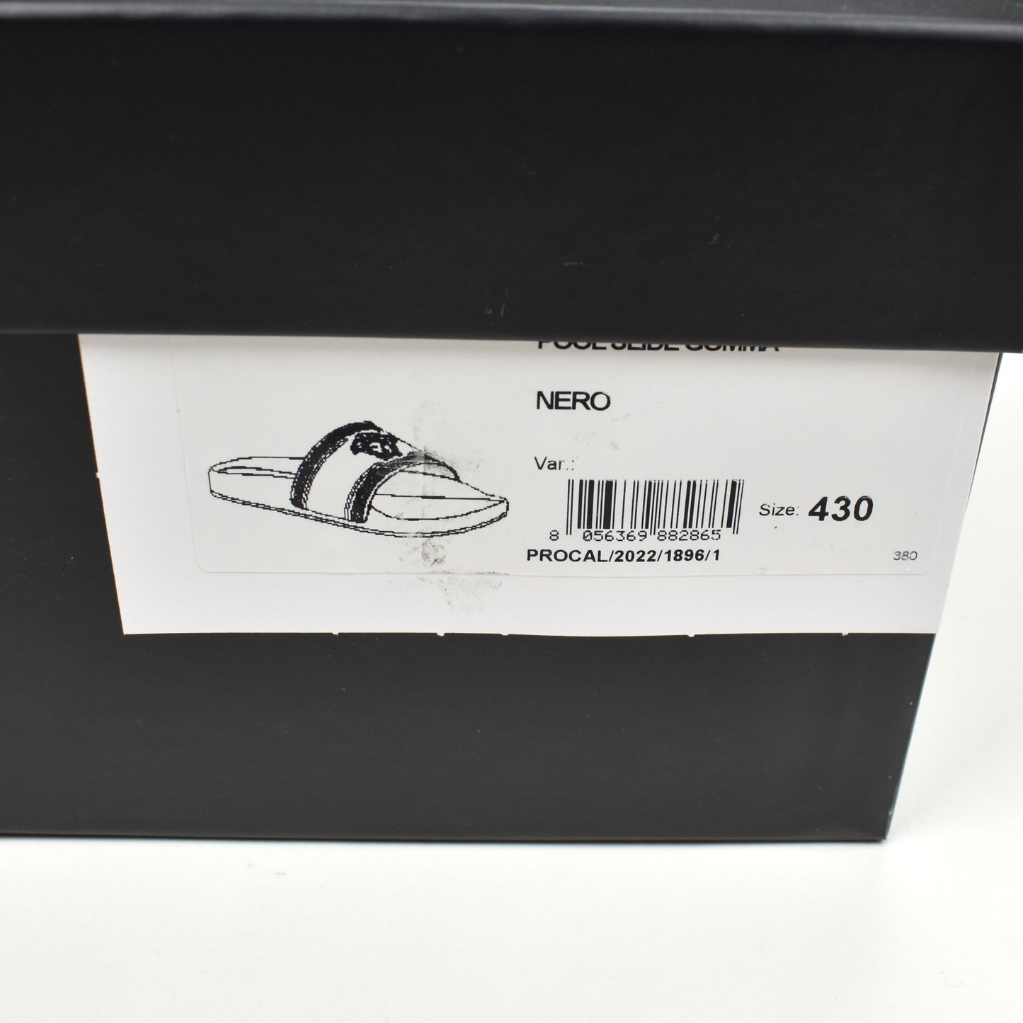 Versace - Black Palazzo Medusa Pool Slides
