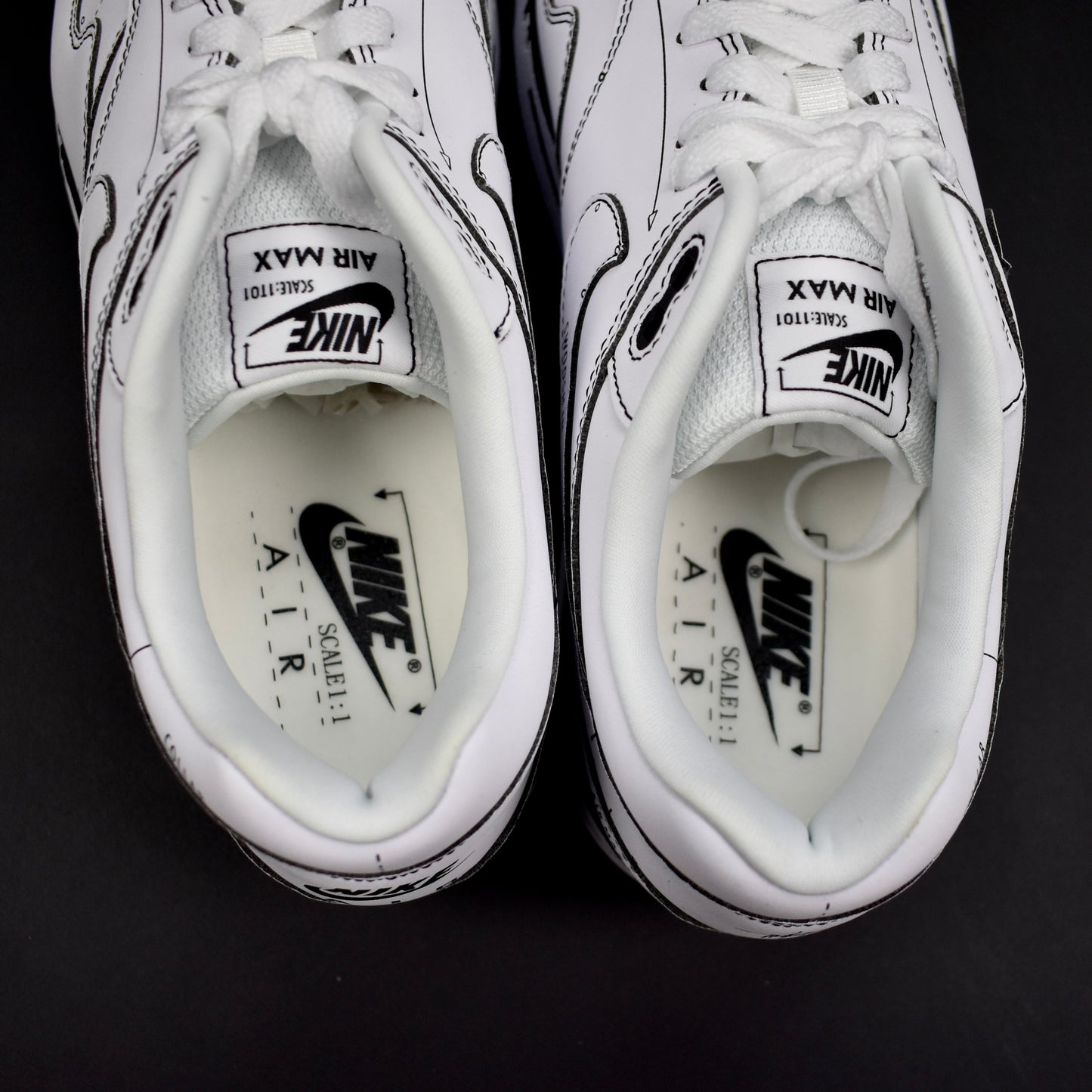 Nike - Air Max 1 Sketch to Shelf 'Schematic' (White)