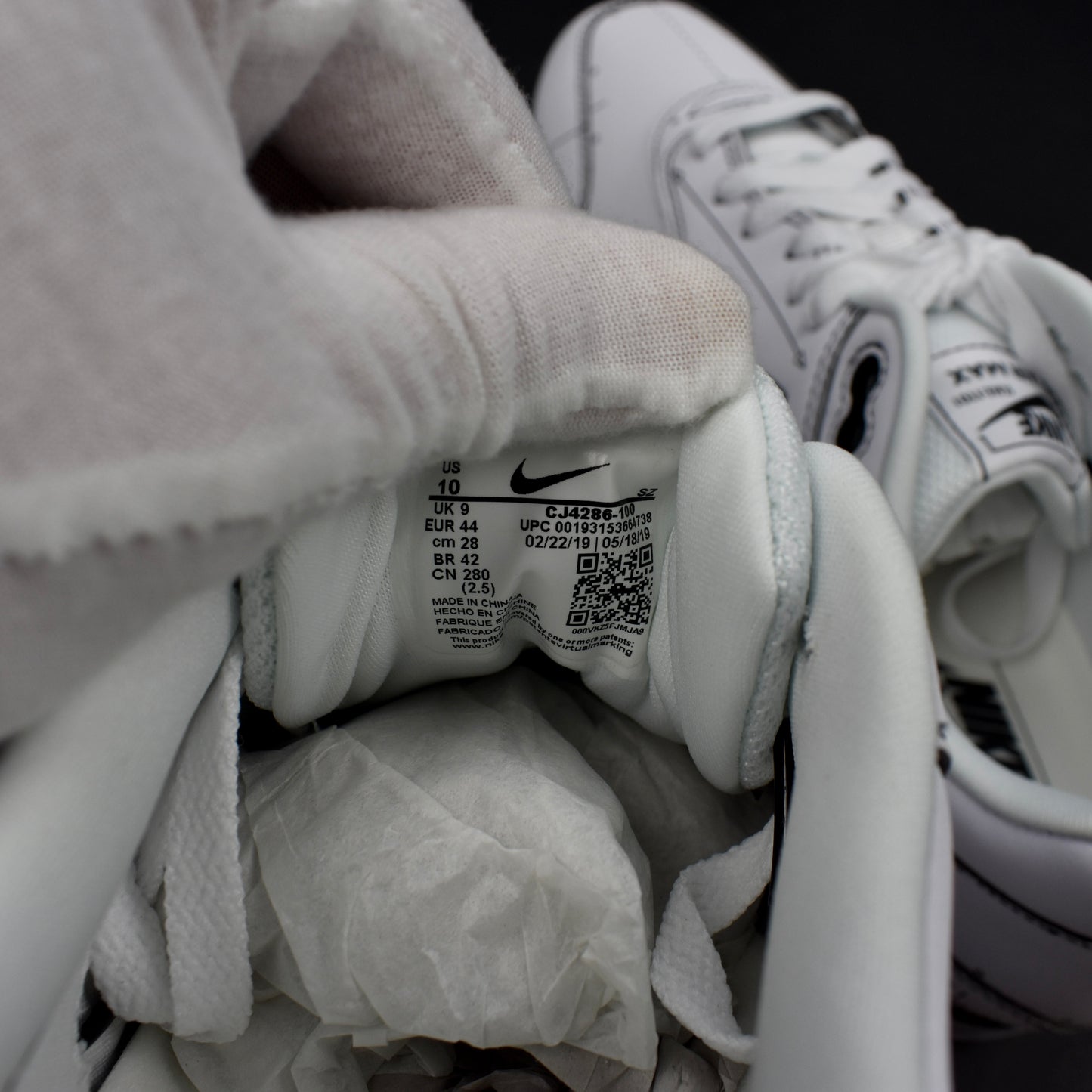 Nike - Air Max 1 Sketch to Shelf 'Schematic' (White)