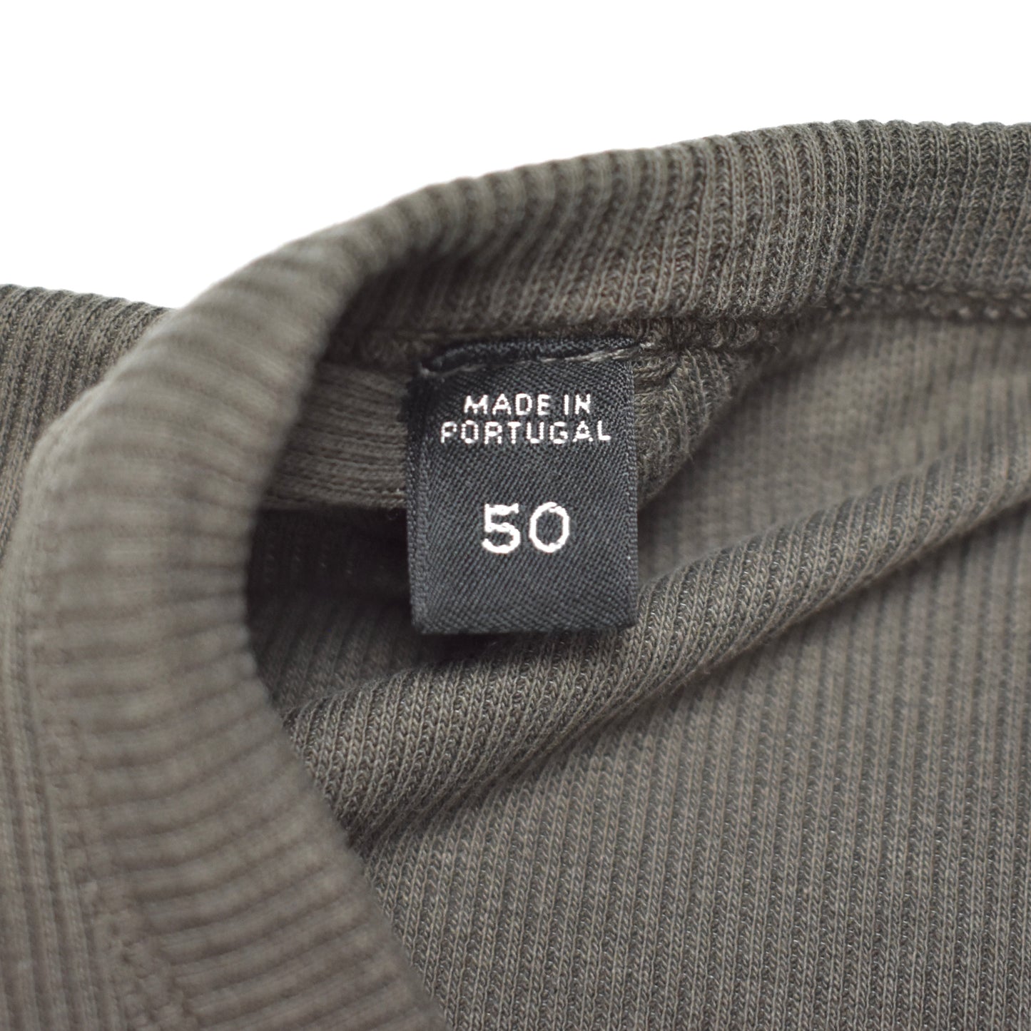 Tom Ford - Olive Rib Knit Henley Shirt
