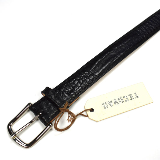 Tecovas - Genuine Caiman Exotic Leather Belt (Black)