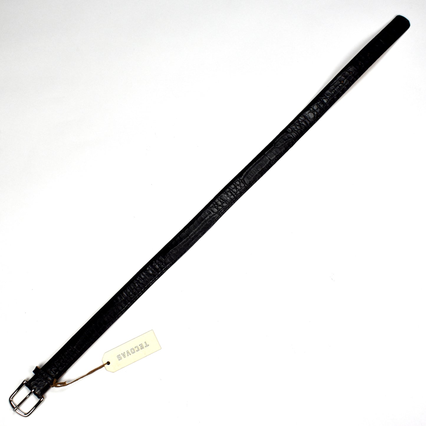 Tecovas - Genuine Caiman Exotic Leather Belt (Black)