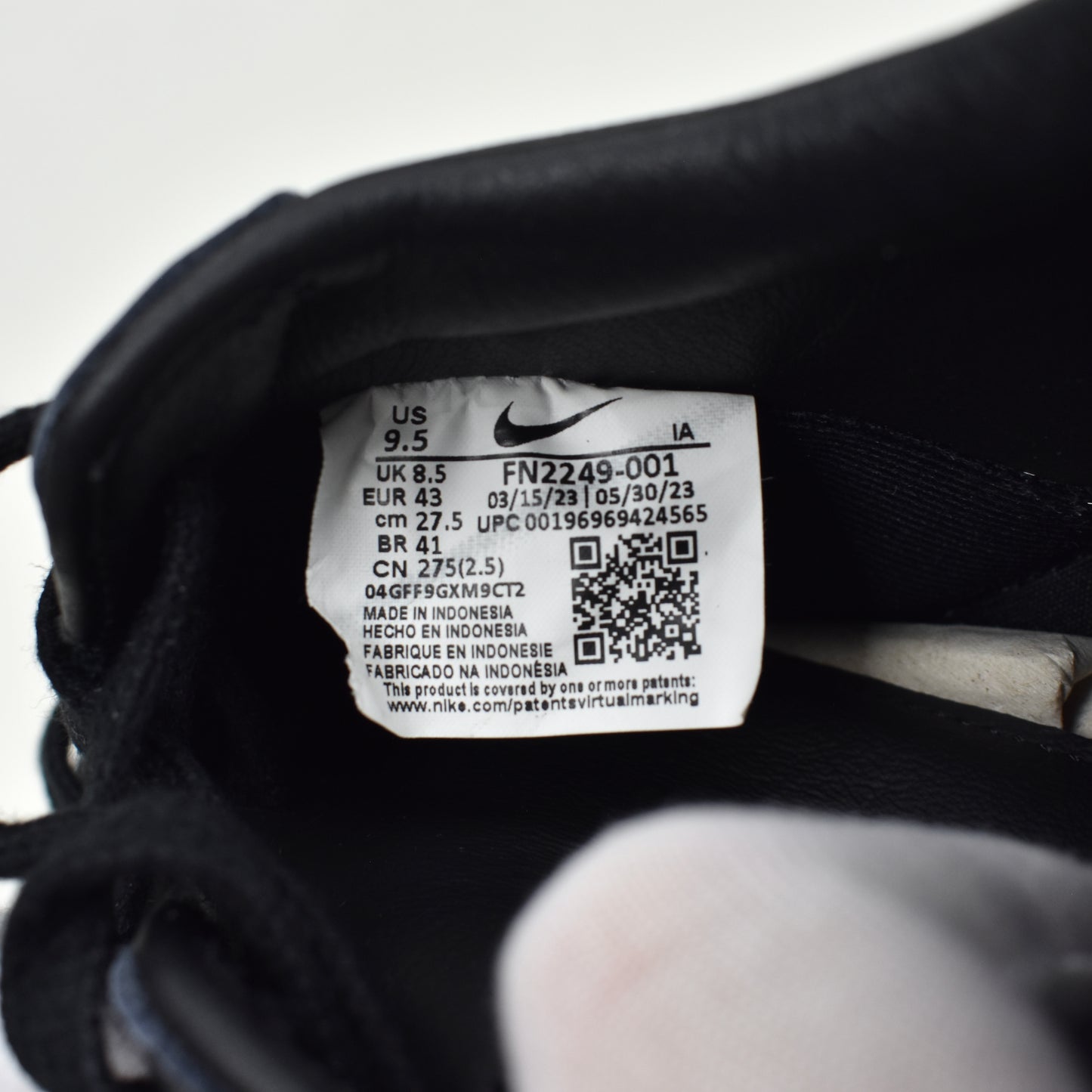 Comme des Garcons x Nike - Tennis Classic SP CDG (Black)