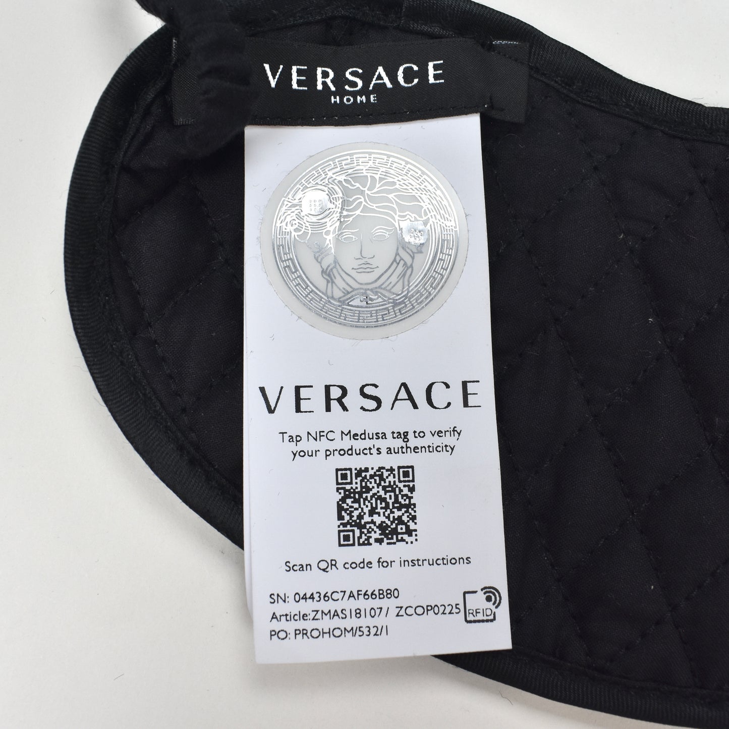 Versace - Medusa Logo Sleep Mask