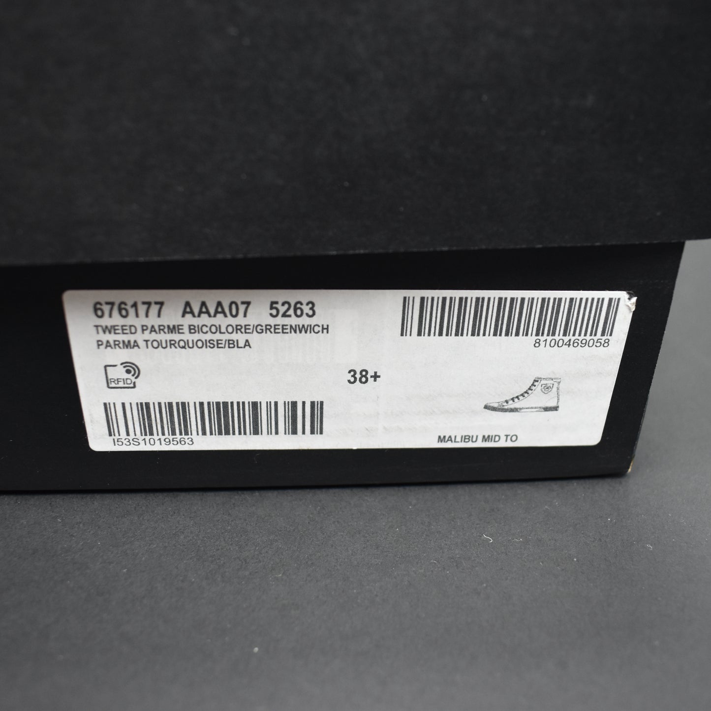 Saint Laurent - Blue Tweed Distressed Malibu Sneakers