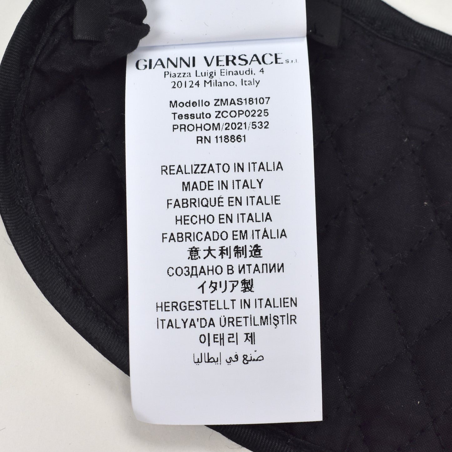 Versace - Medusa Logo Sleep Mask