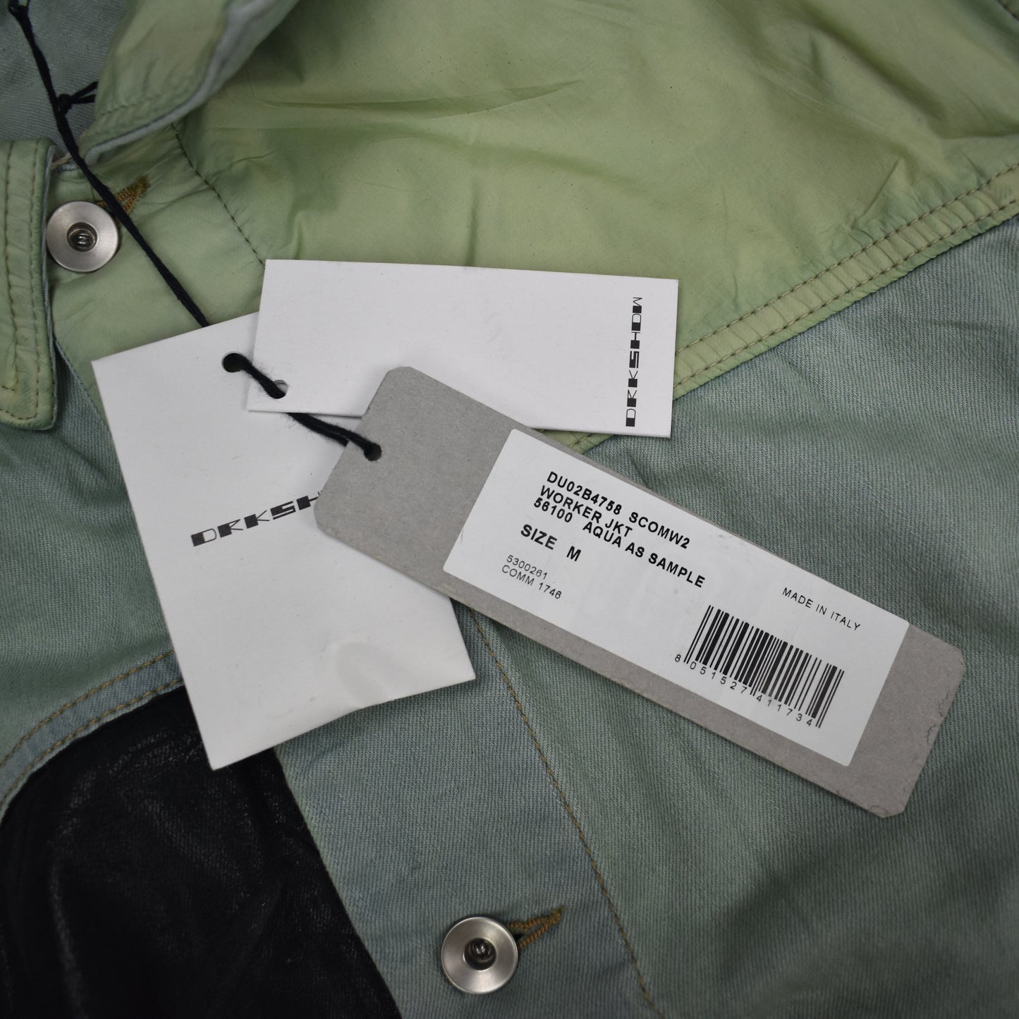 Rick Owens DRKSHDW - Patchwork Denim Worker Jacket