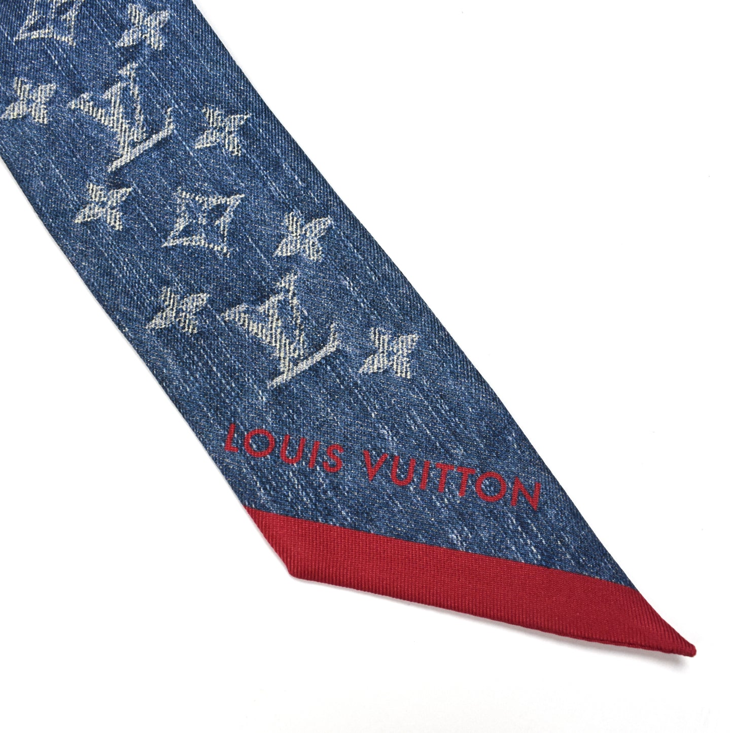 Louis Vuitton x Murakami - Monogram Cerise Silk Bandeau (Denim/Cherry)