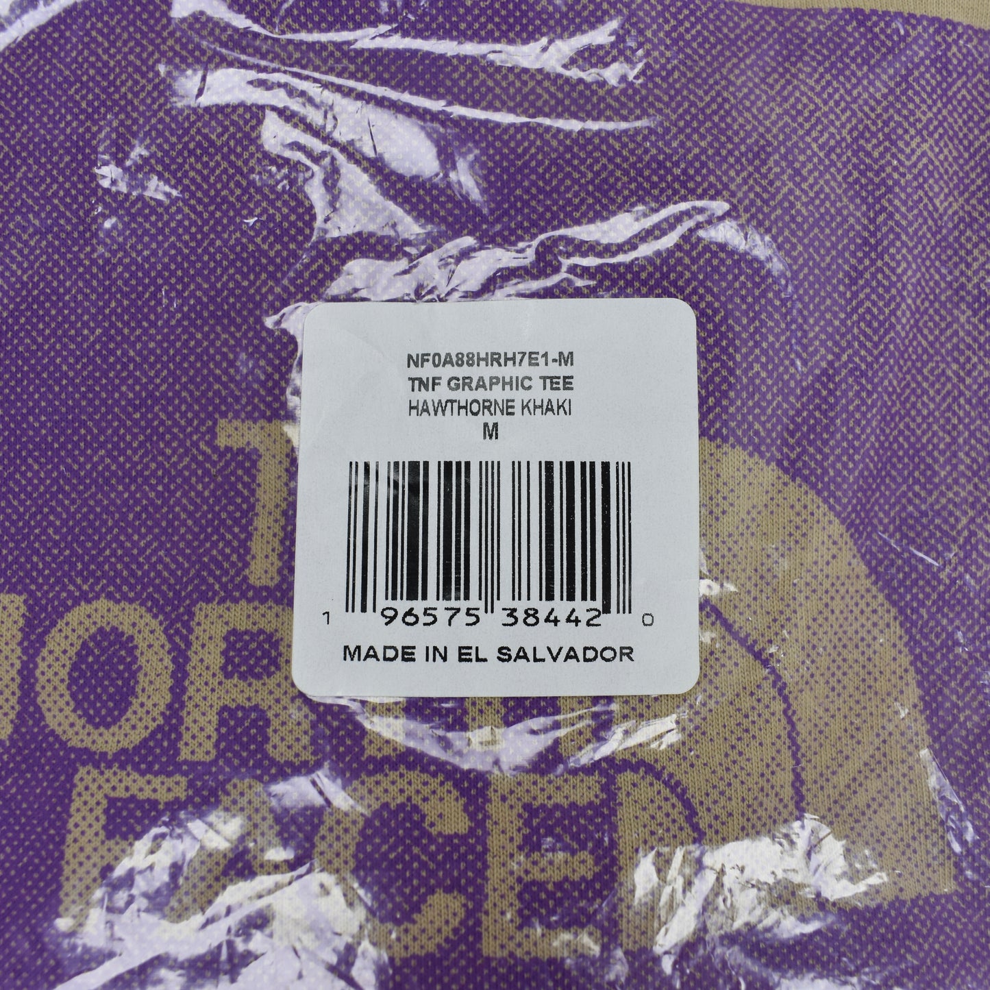 Supreme x The North Face - Back Logo Print T-Shirt (Tan)