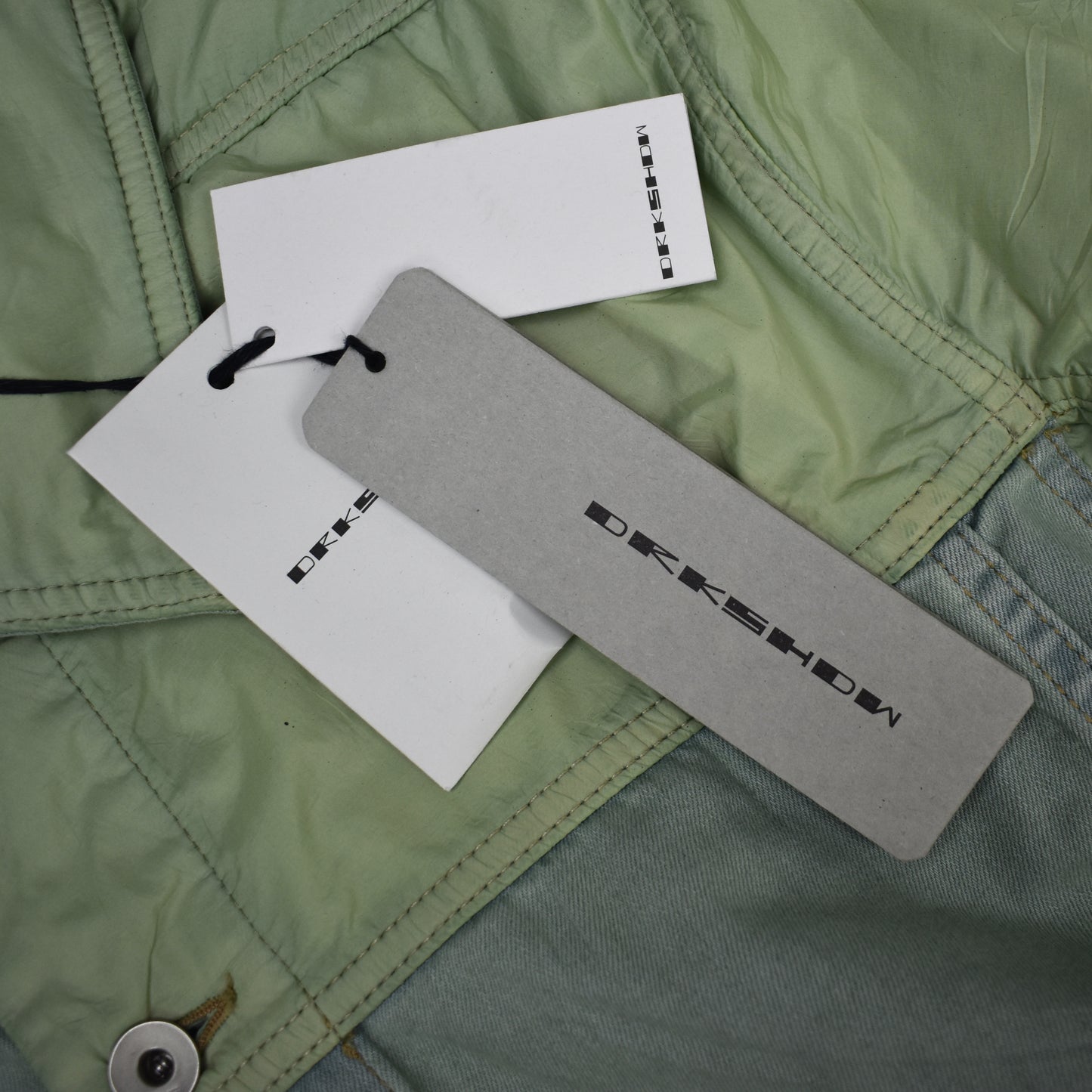 Rick Owens DRKSHDW - Patchwork Denim Worker Jacket
