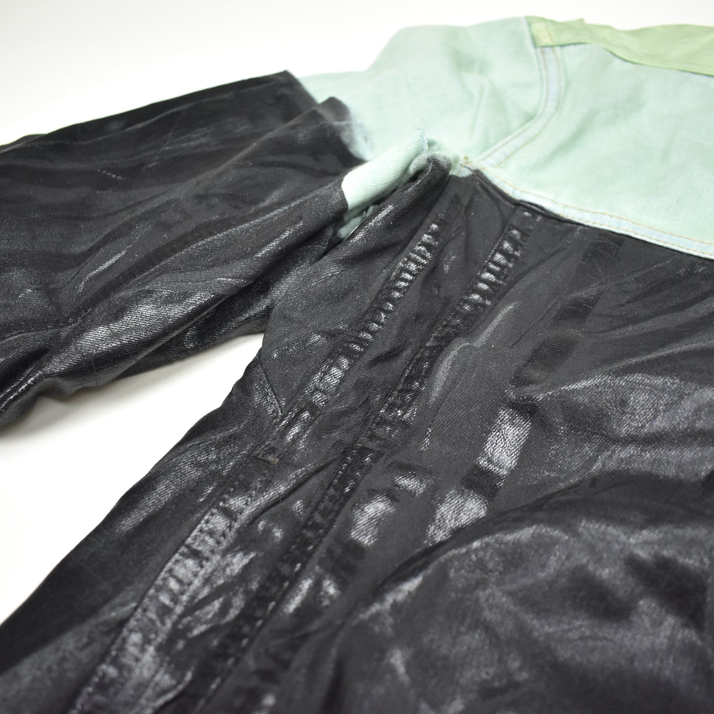 Rick Owens DRKSHDW - Patchwork Denim Worker Jacket
