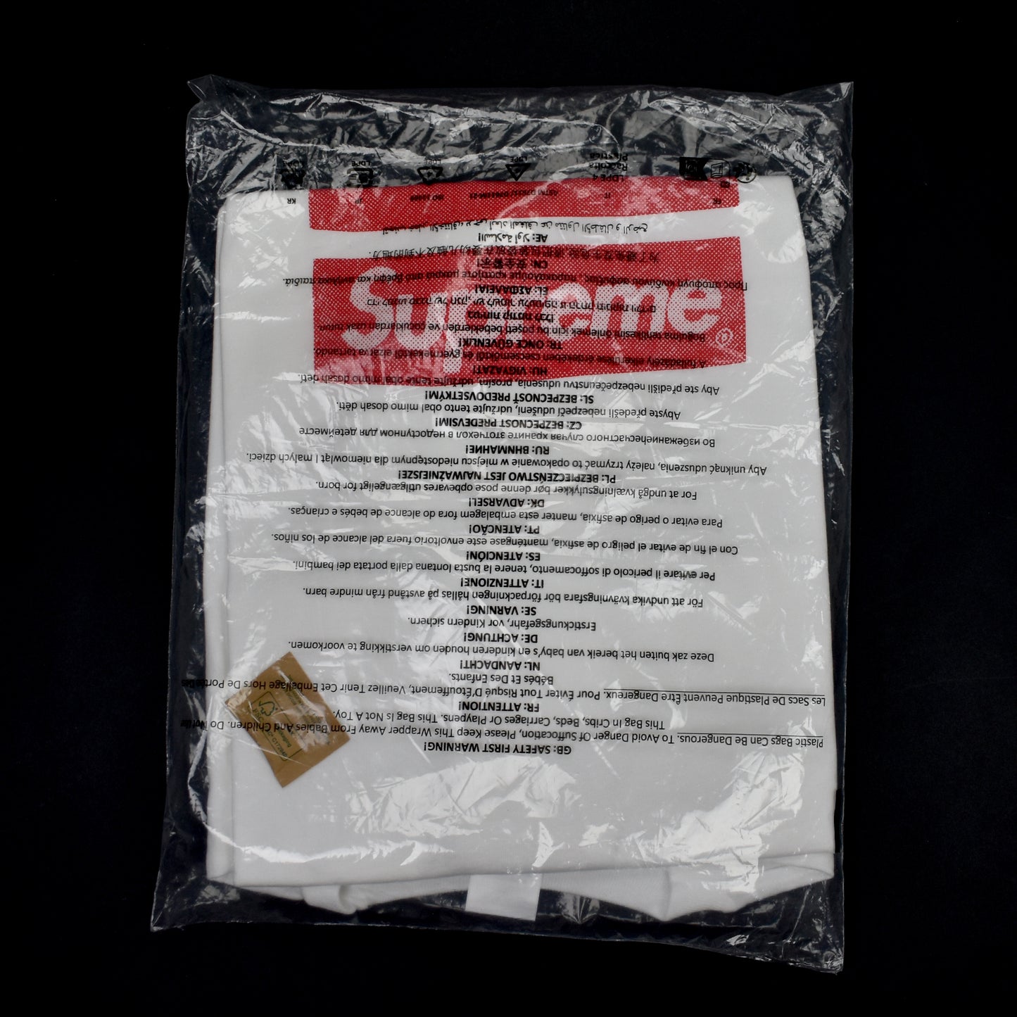 Supreme x The North Face - Back Logo Print T-Shirt (White)