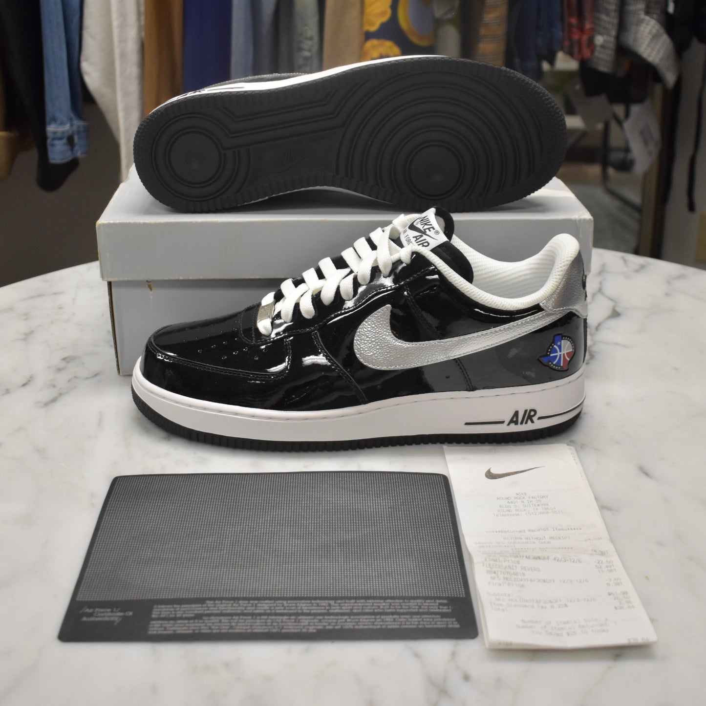 NIke - Air Force 1 '07 'Dallas All-Star' (Black Patent)
