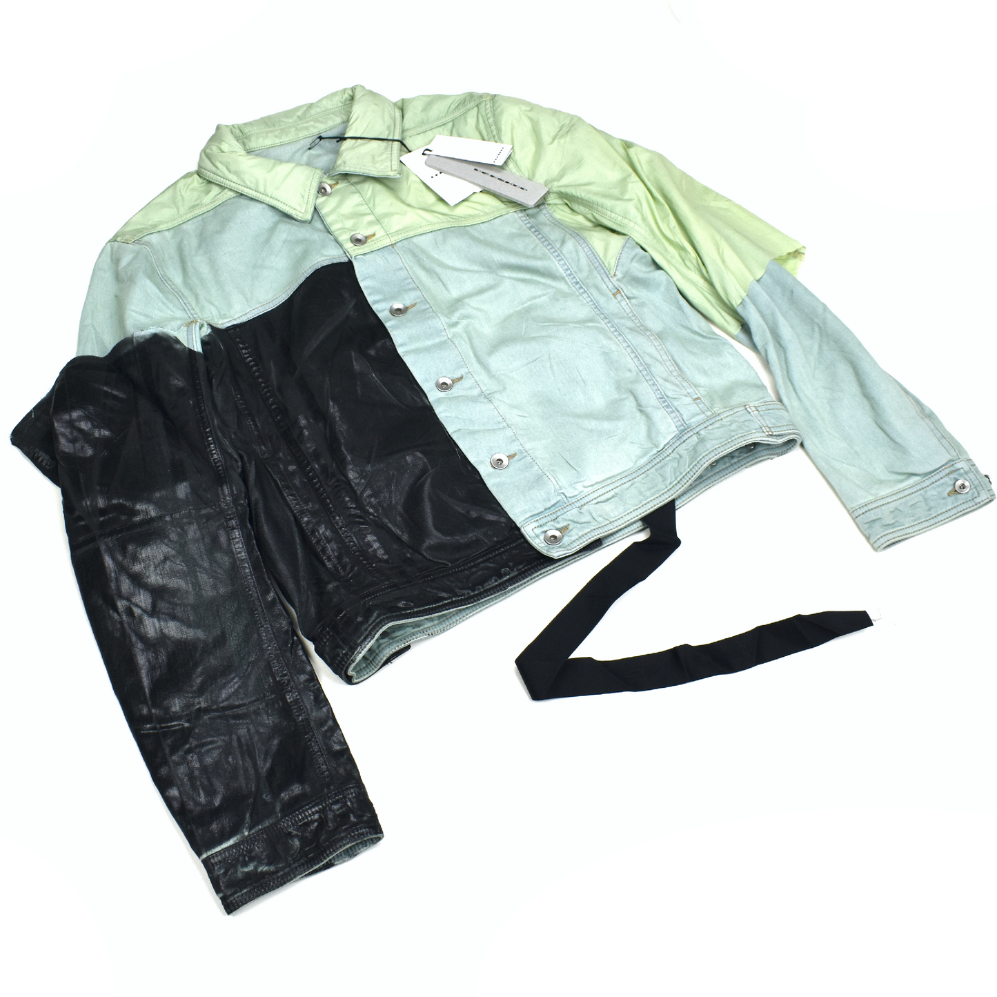 Rick Owens DRKSHDW - Patchwork Denim Worker Jacket