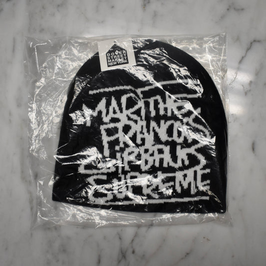 Supreme x Girbaud - Logo Knit Cuffless Beanie (Black)