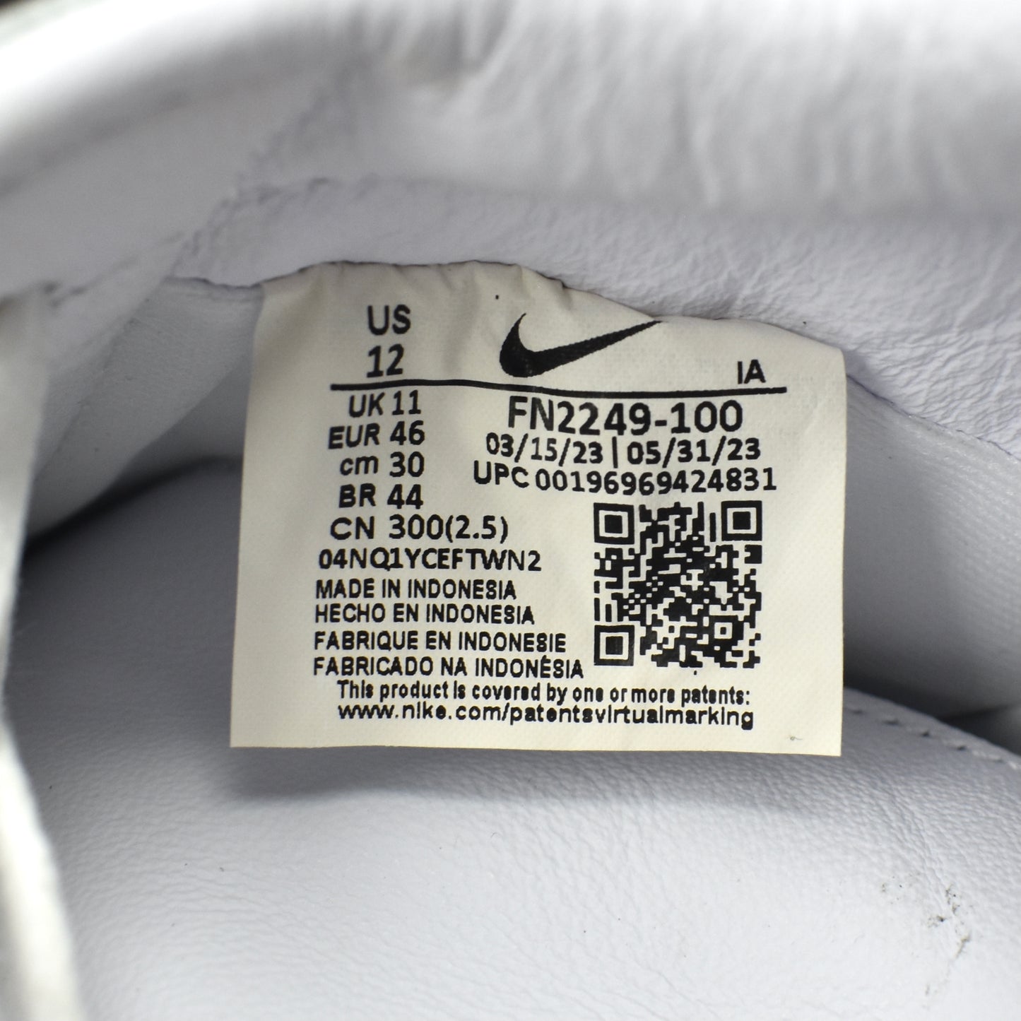 Comme des Garcons x Nike - Tennis Classic SP CDG (White)