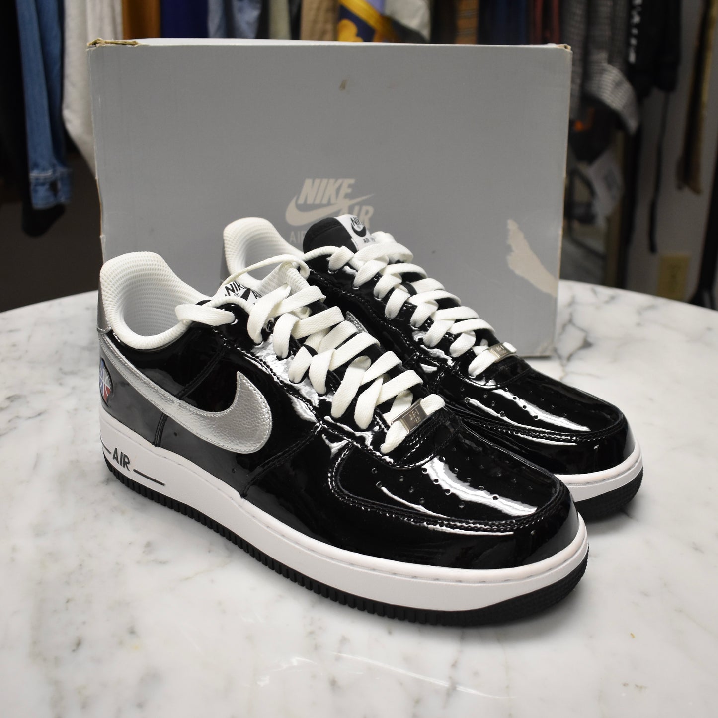 NIke - Air Force 1 '07 'Dallas All-Star' (Black Patent)