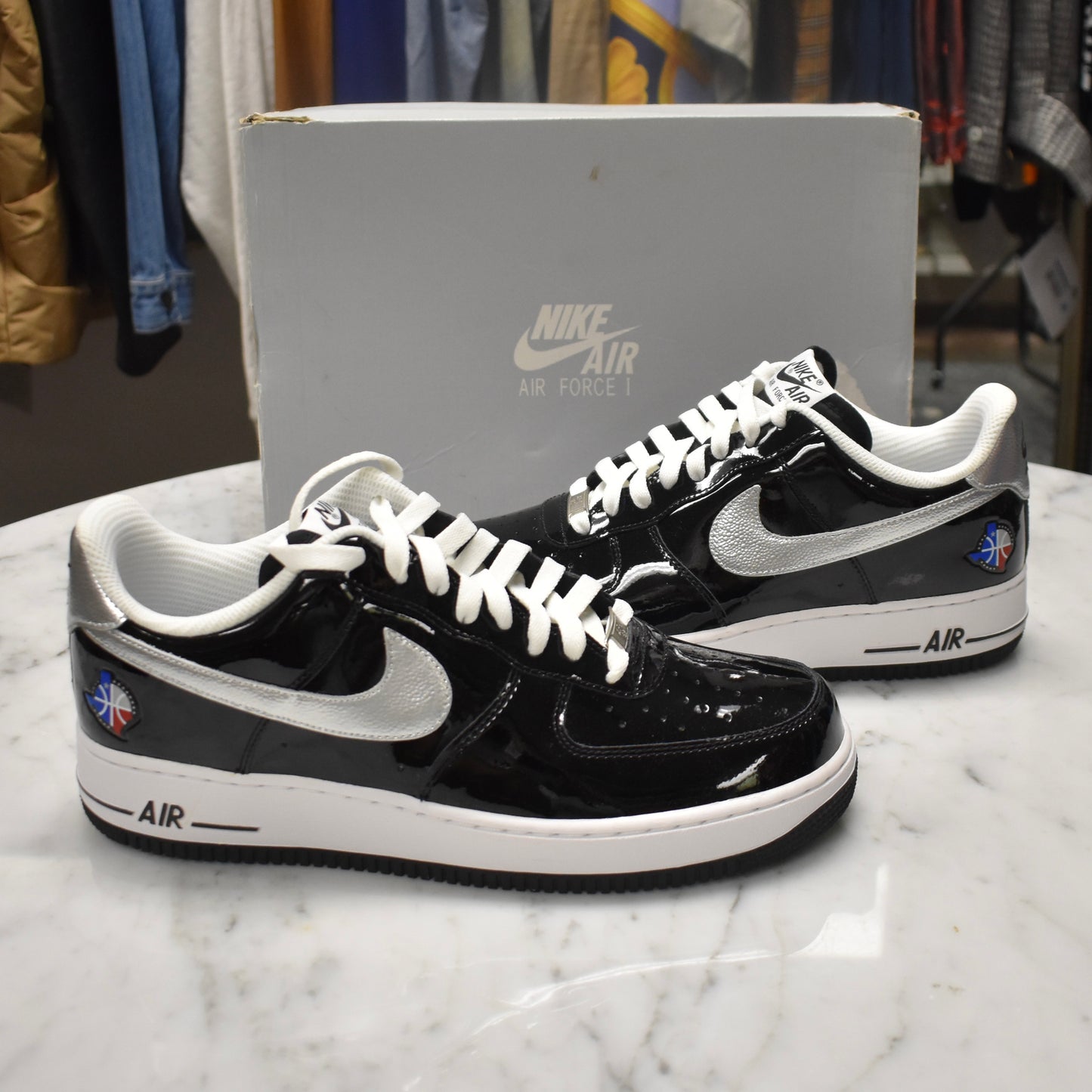 NIke - Air Force 1 '07 'Dallas All-Star' (Black Patent)